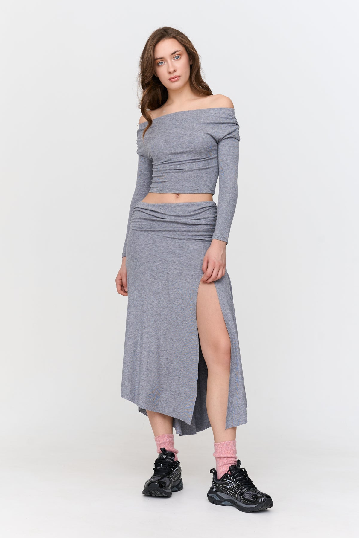 Rock aus Viskose-Mix