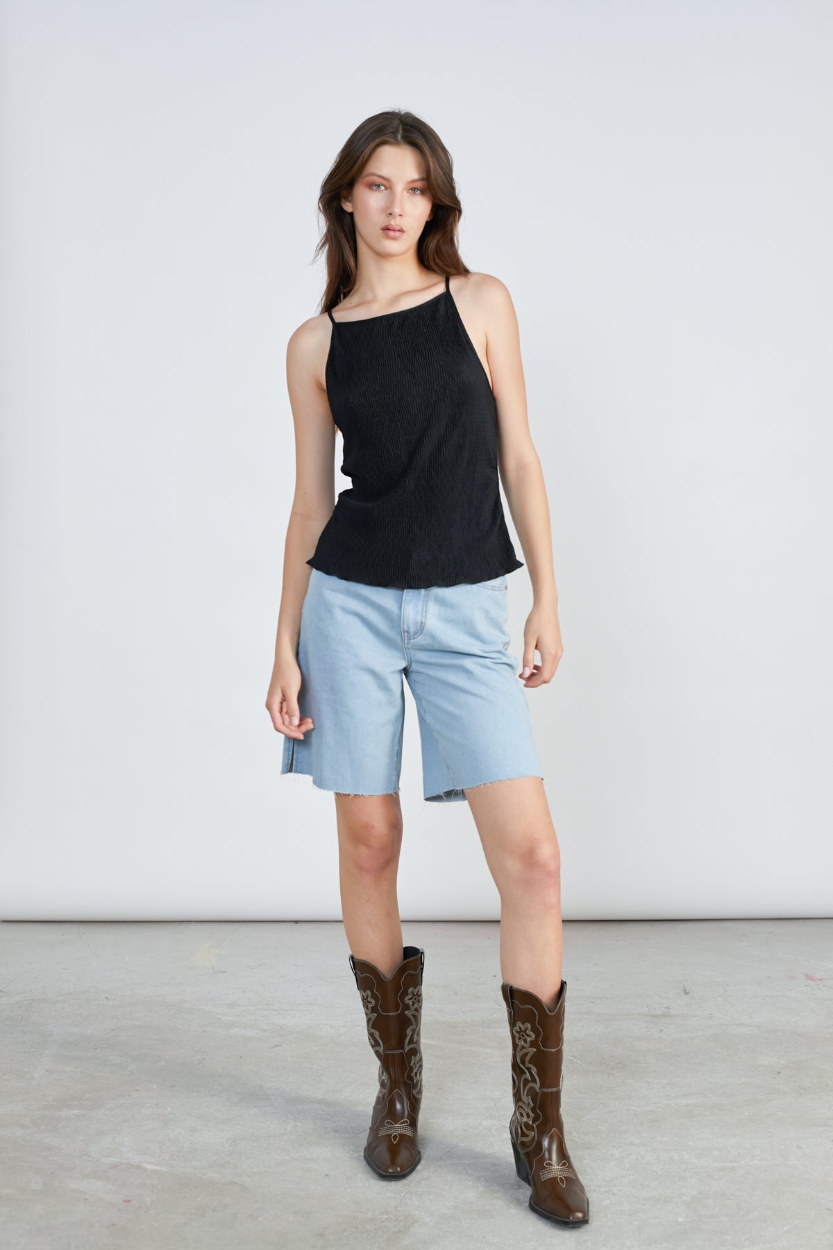 Shorts in Blau