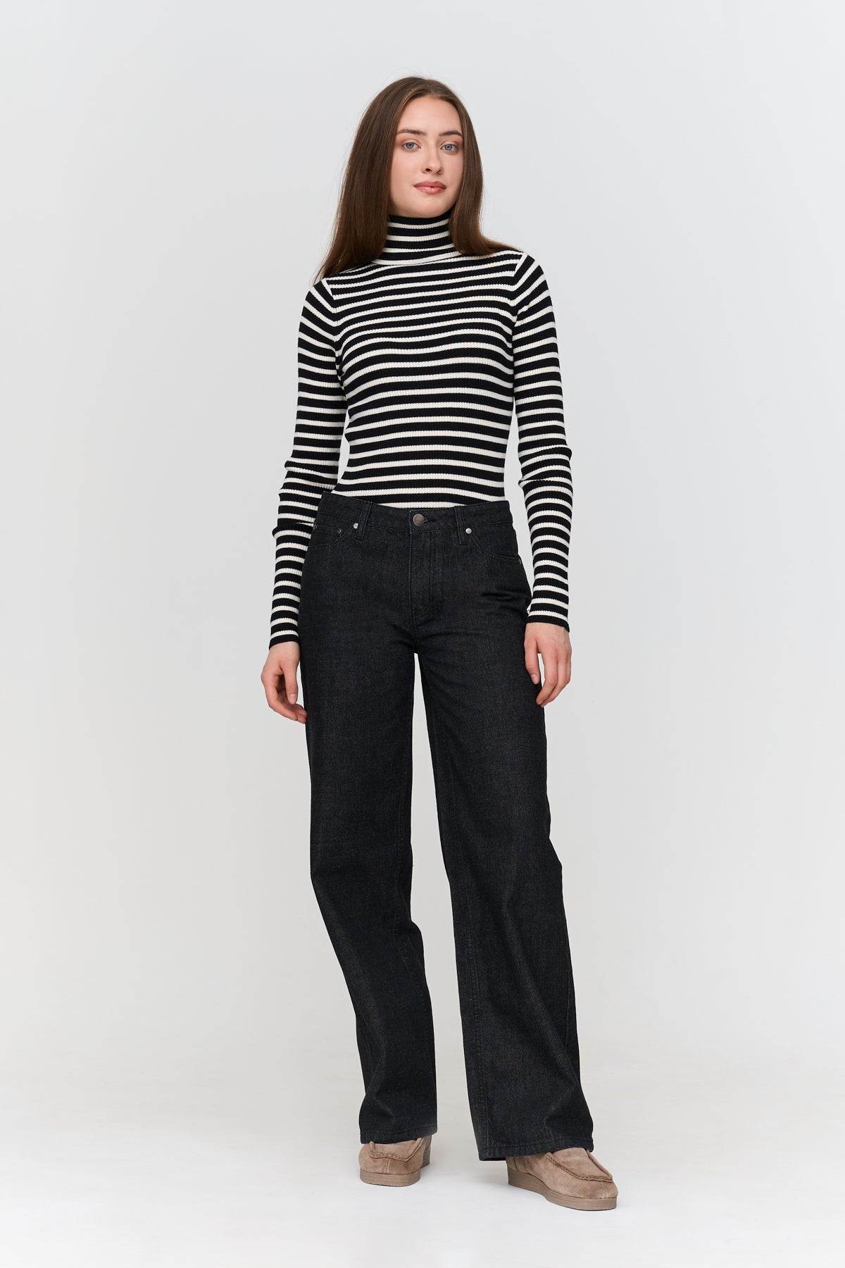 Jeanshose in Grau