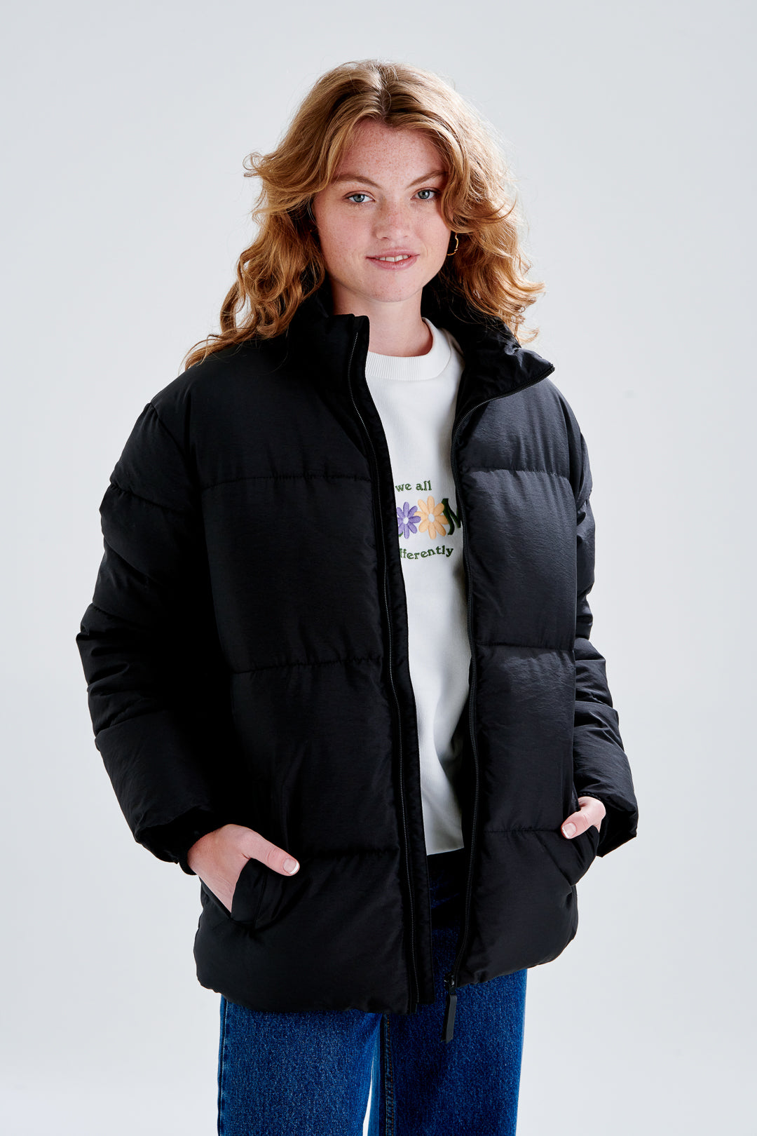 Jacke mit Steppmuster