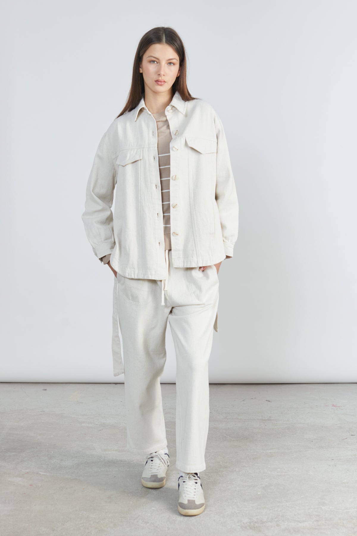 Jacke aus Baumwolle