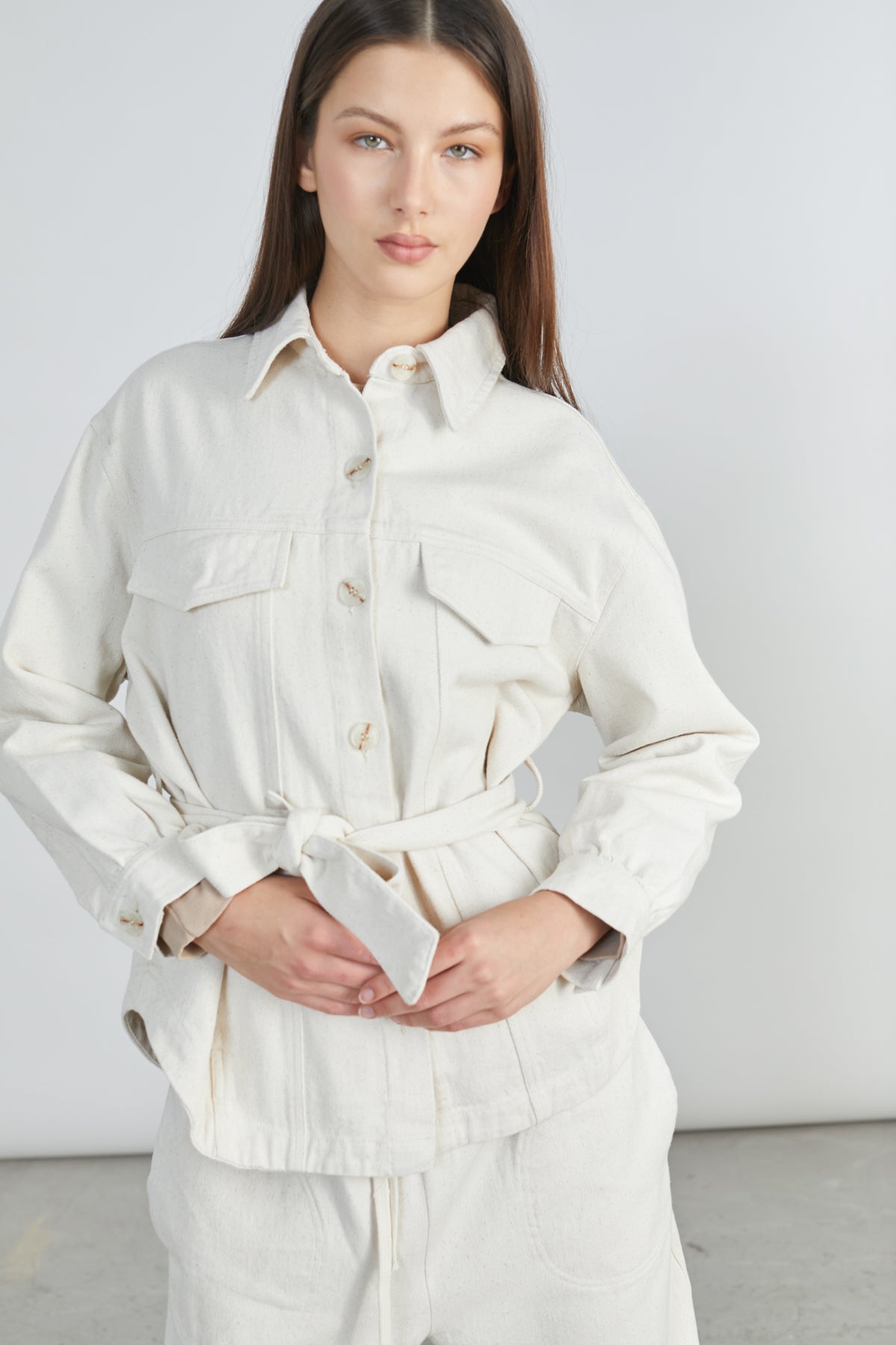 Jacke aus Baumwolle