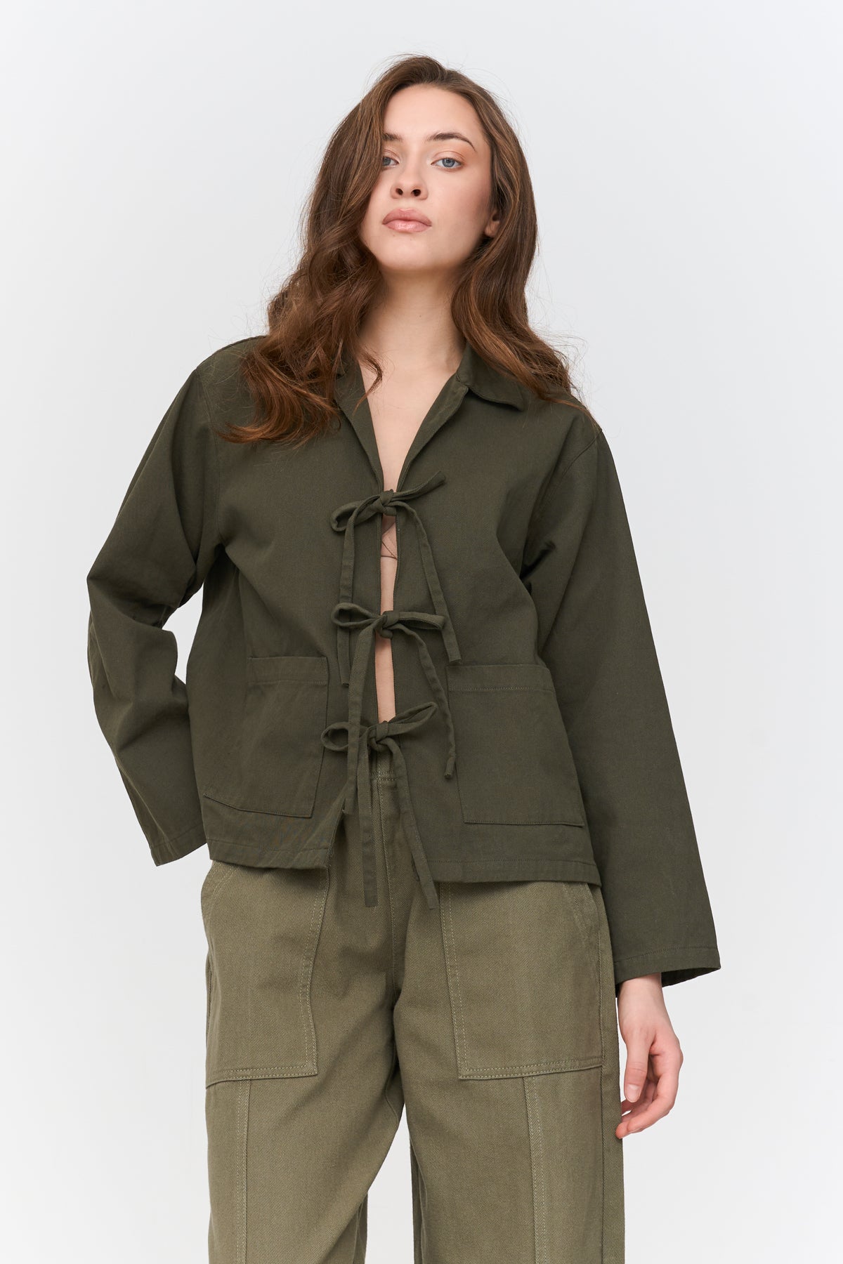 Jacke aus Baumwolle