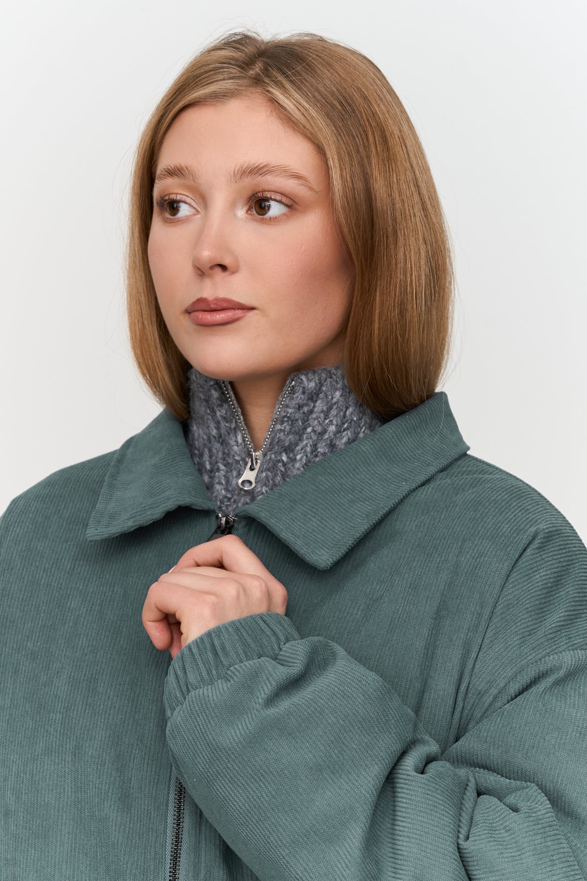 Jacke in Grün