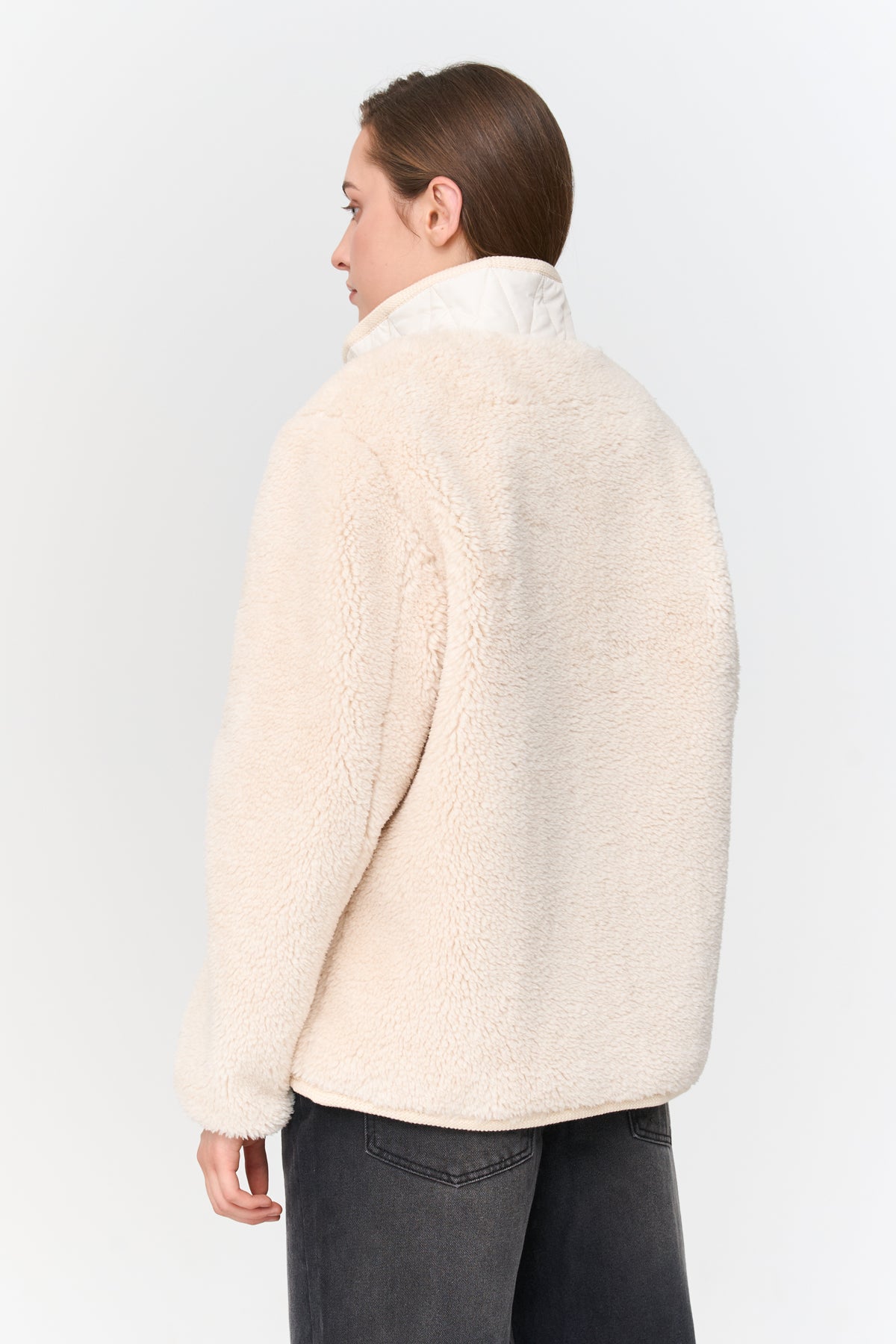 Jacke aus Teddyfell