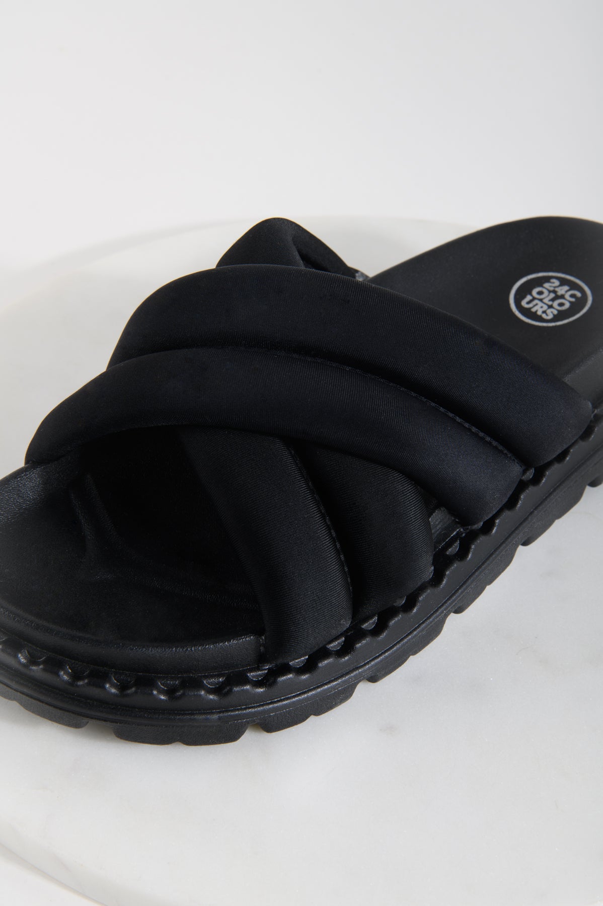 Sandale in Schwarz