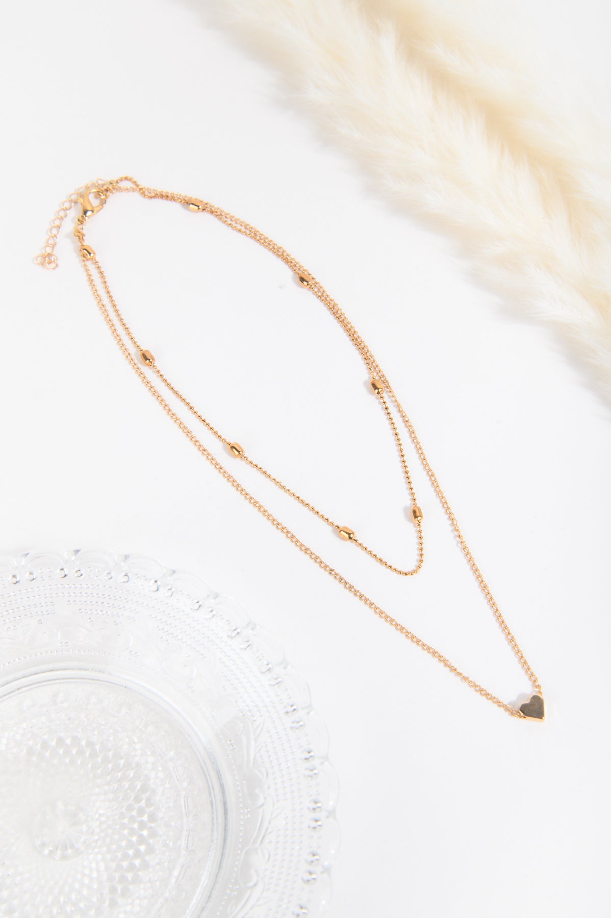 Kette Set in Blumenform