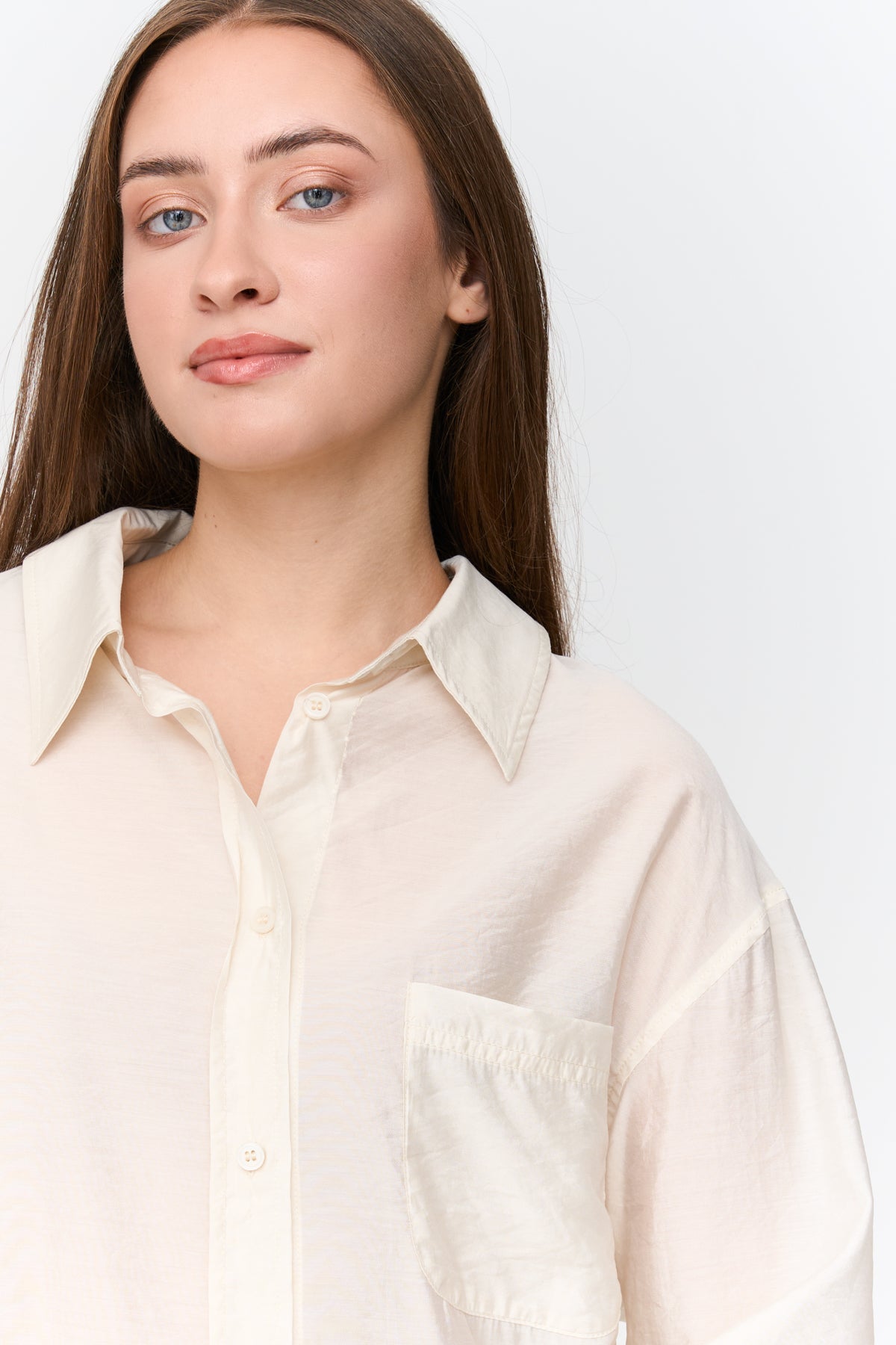 Bluse aus Viskose-Mix