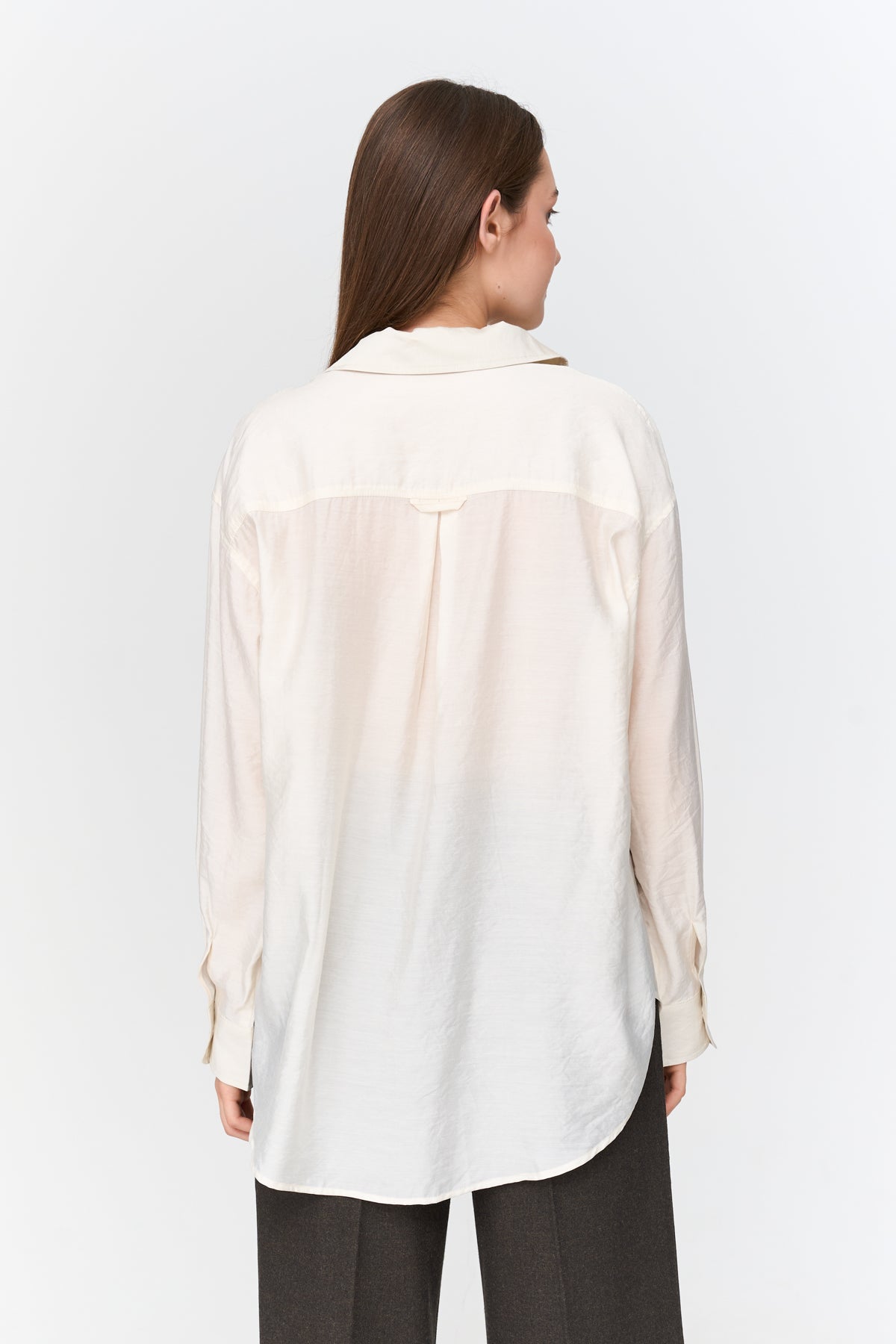 Bluse aus Viskose-Mix