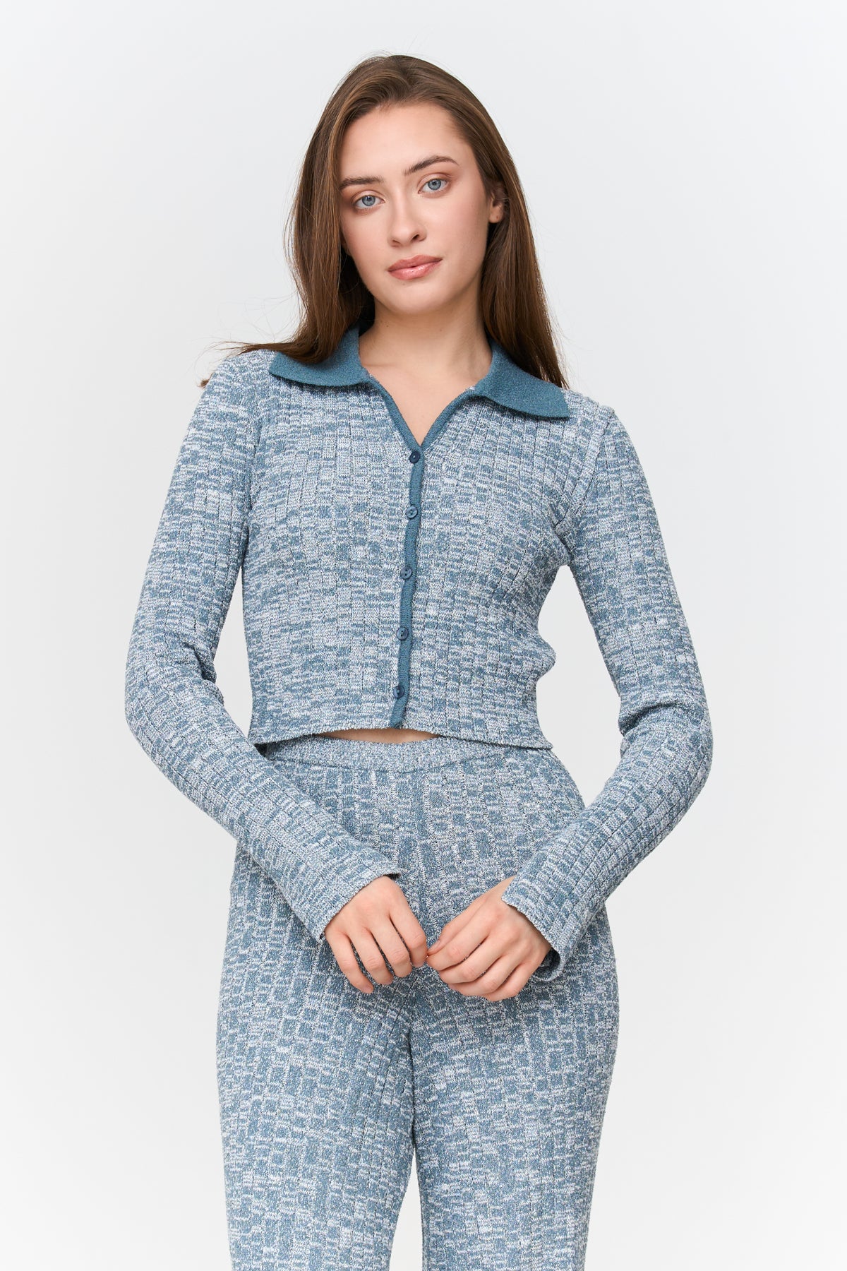 Cardigan meliert