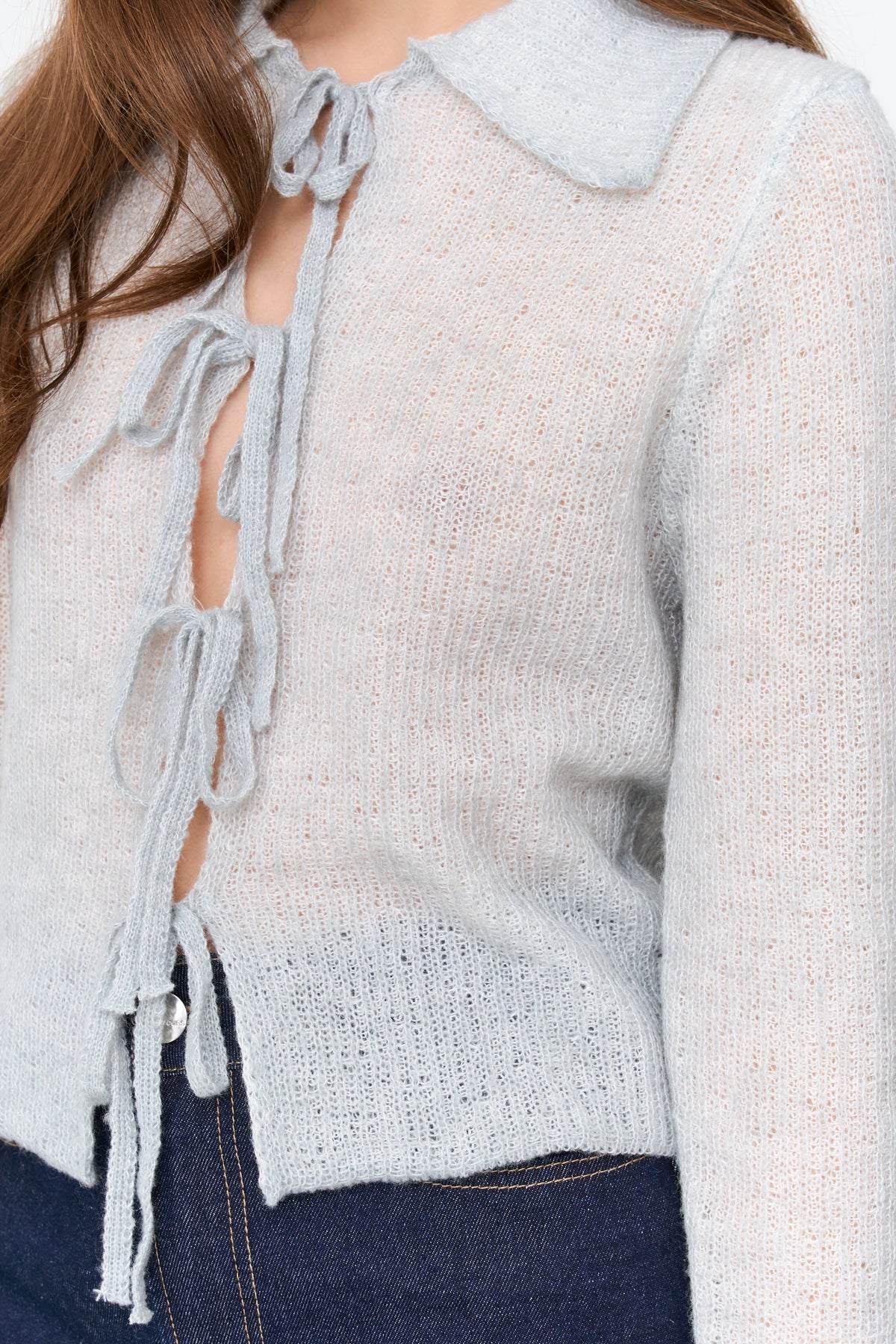 Cardigan in Blau