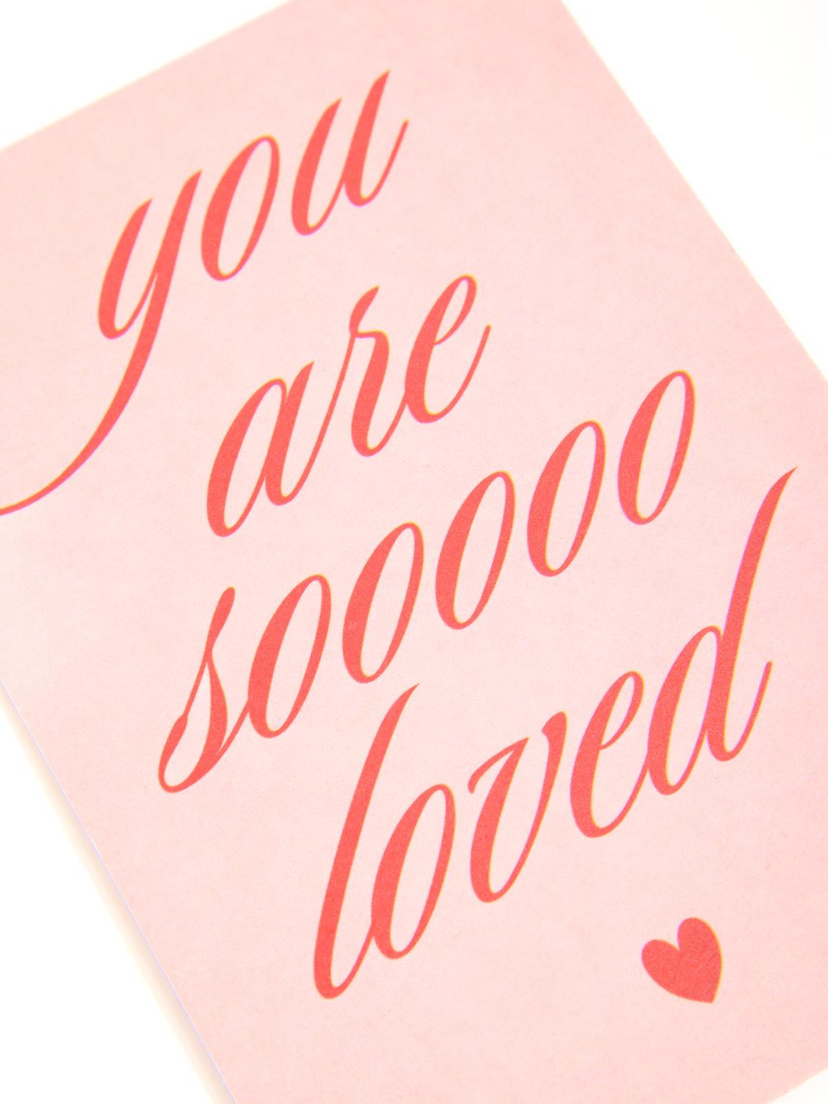 Postkarte loved