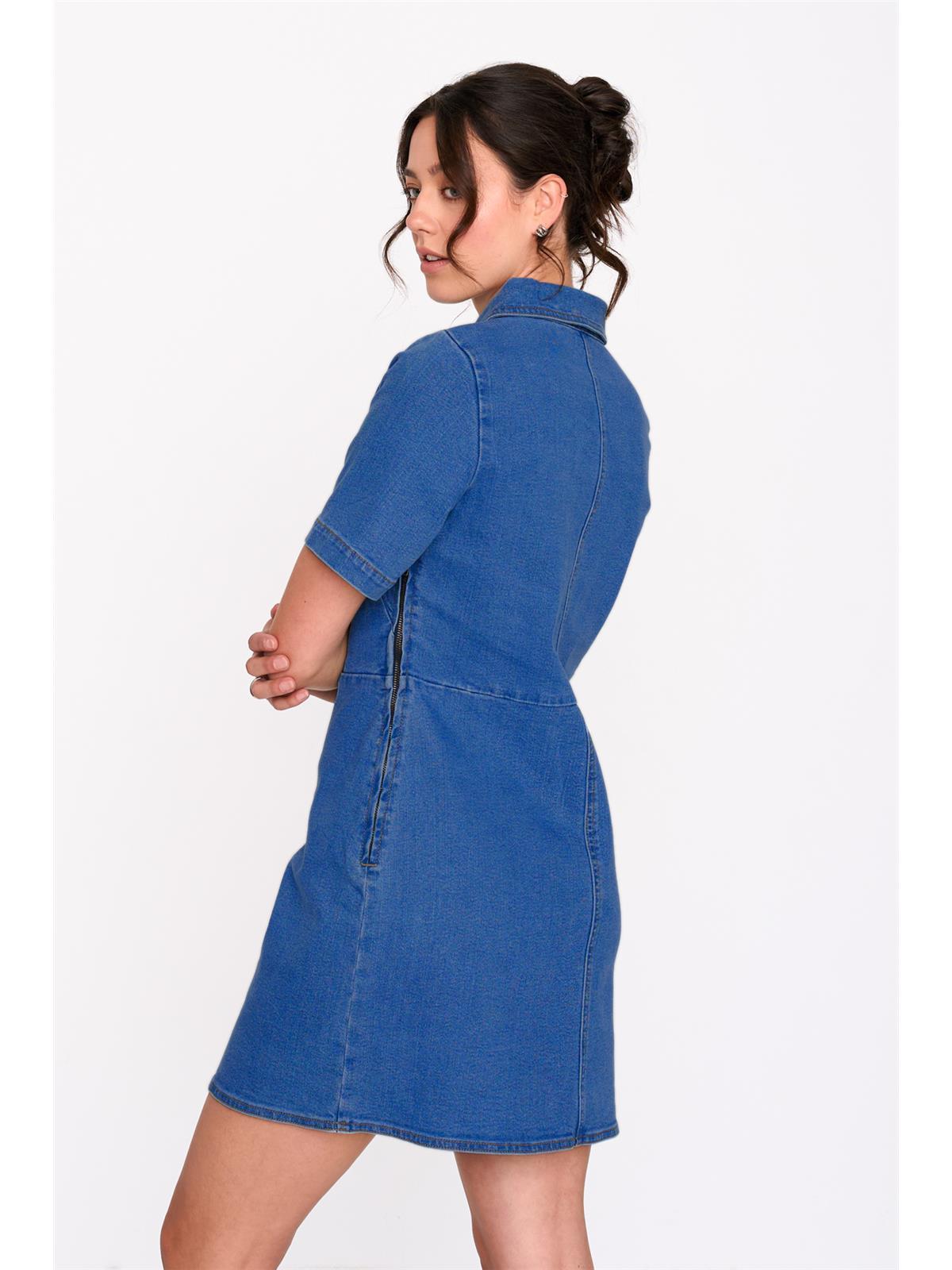 Kleid aus Denim