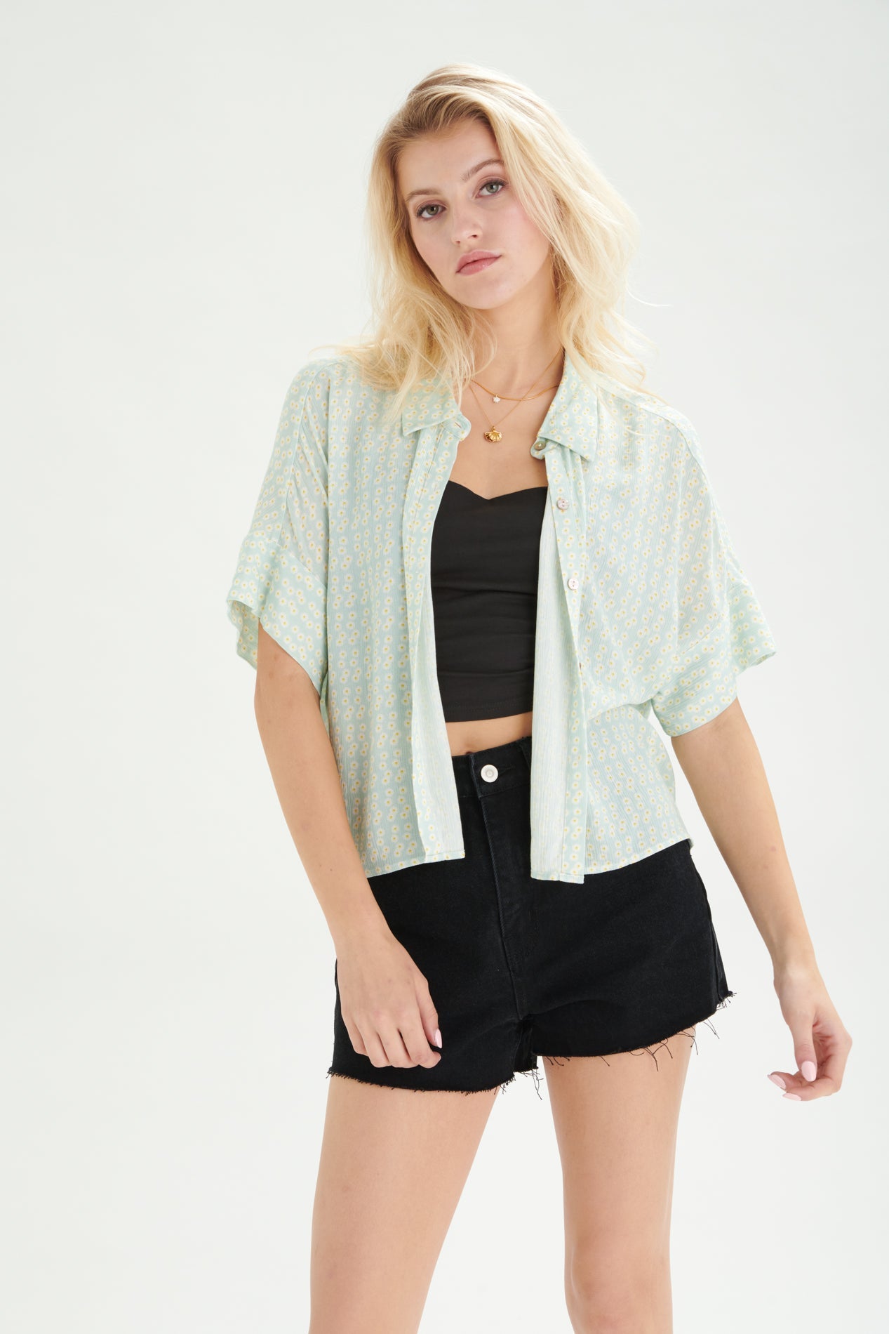 Shirt mit Daisy Print