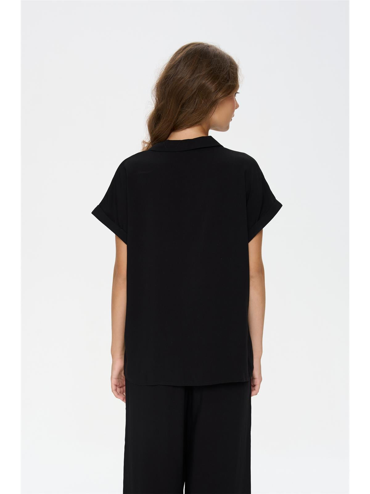 Bluse in Schwarz