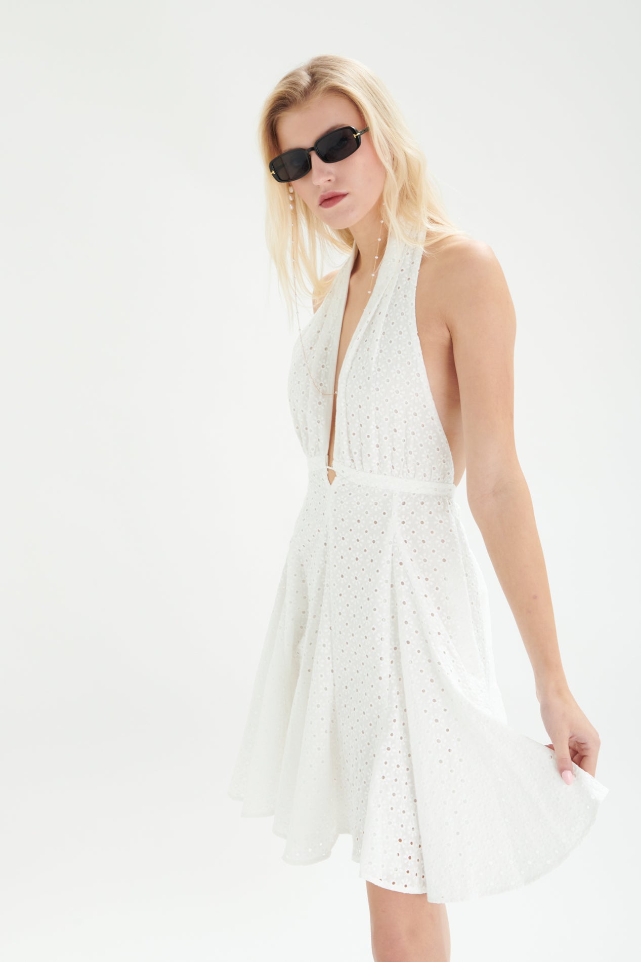 Kleid aus Baumwolle