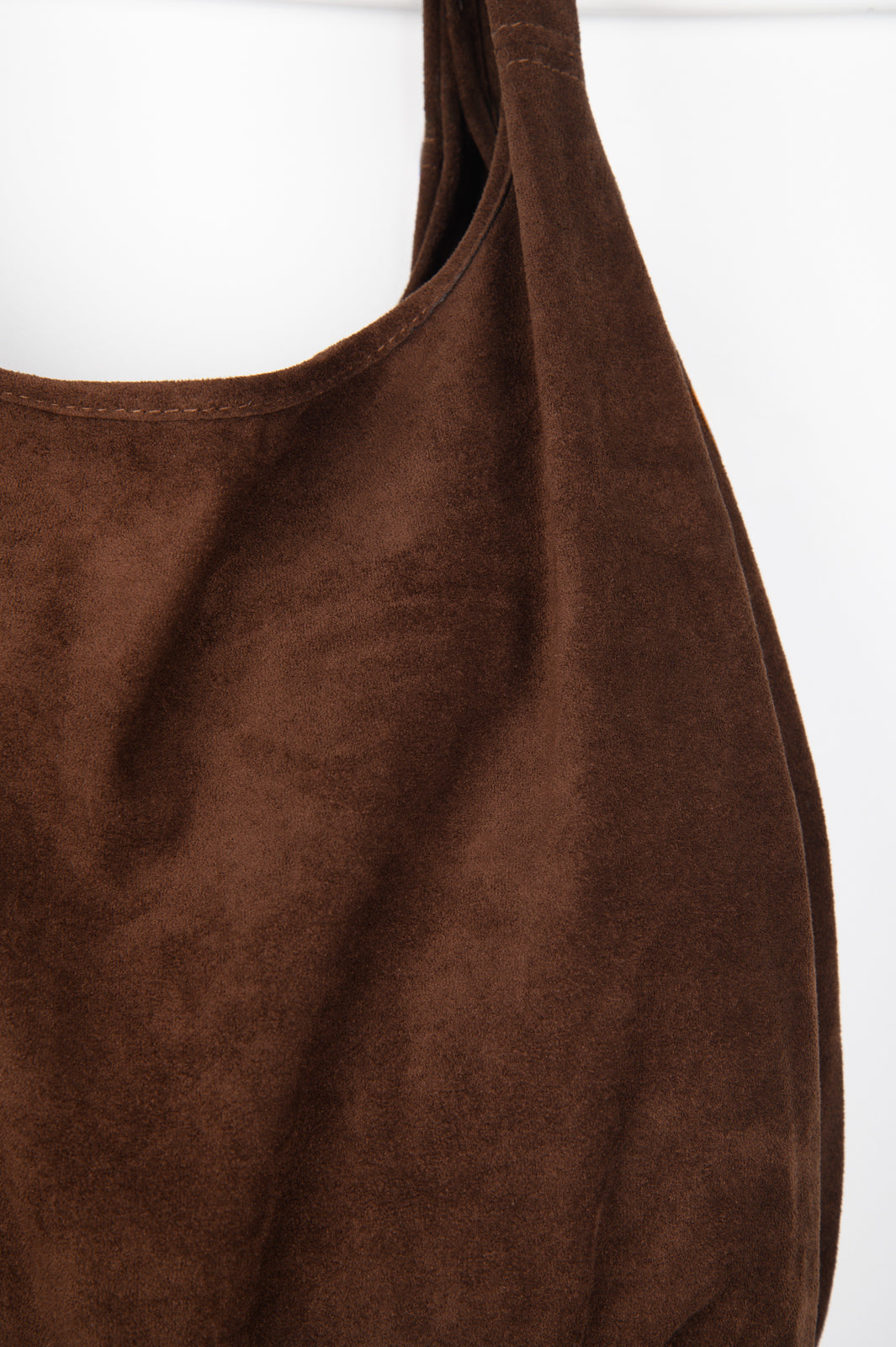 Tasche aus Suedematerial