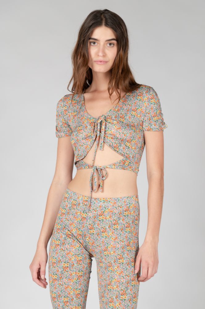 T-Shirt mit Schnürrung