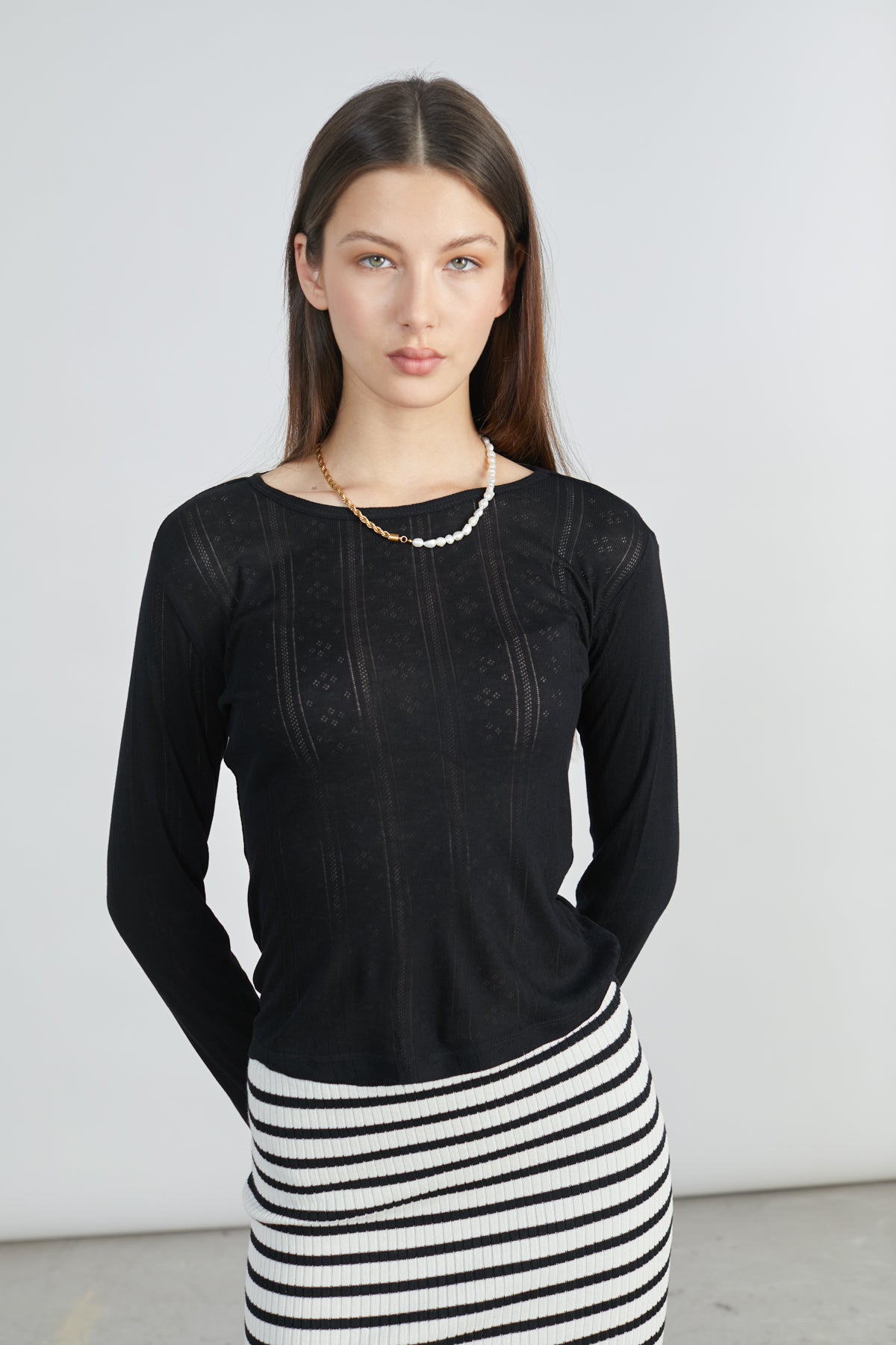 Shirt aus Viskose-Mix