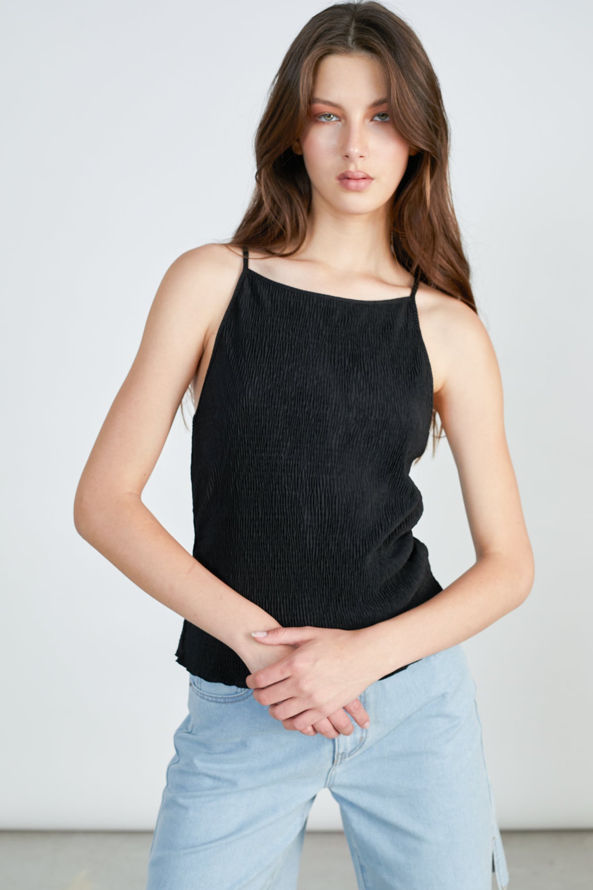 Top in Schwarz