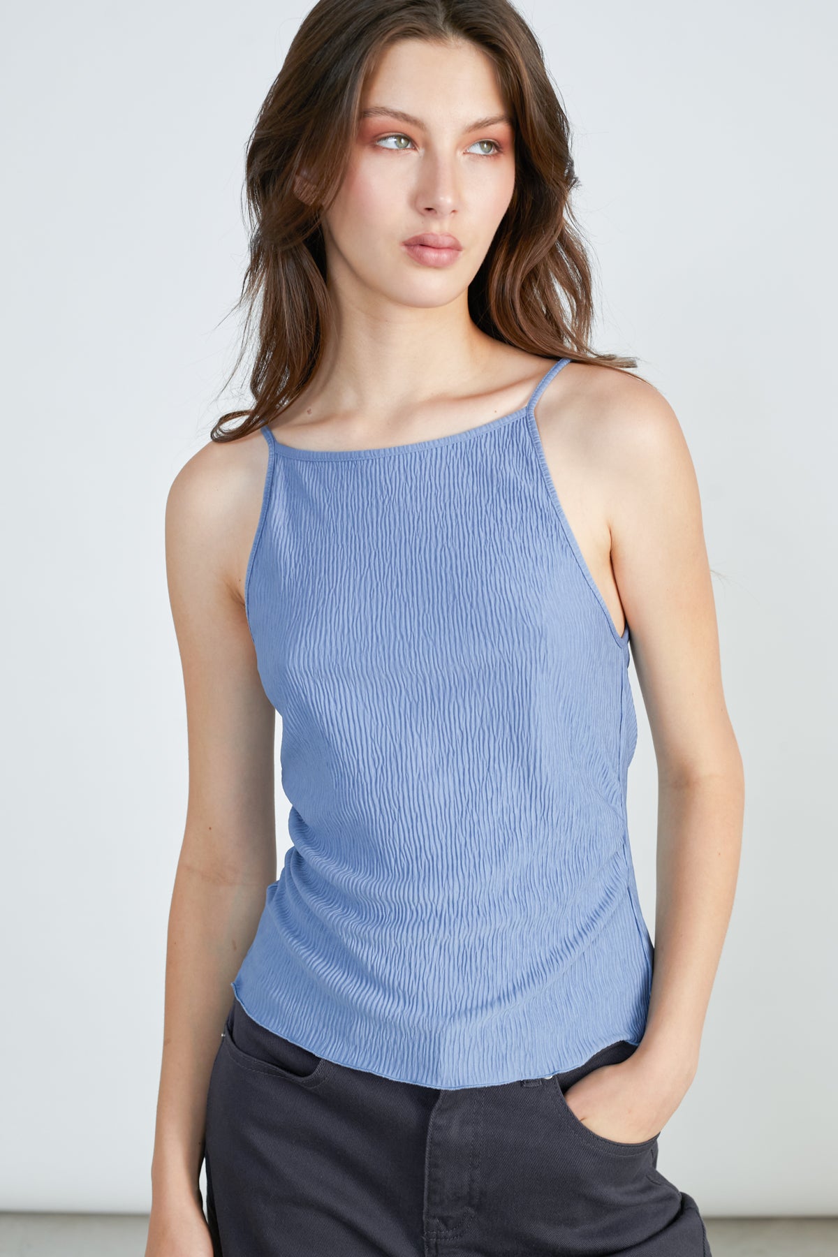 Top in Hellblau