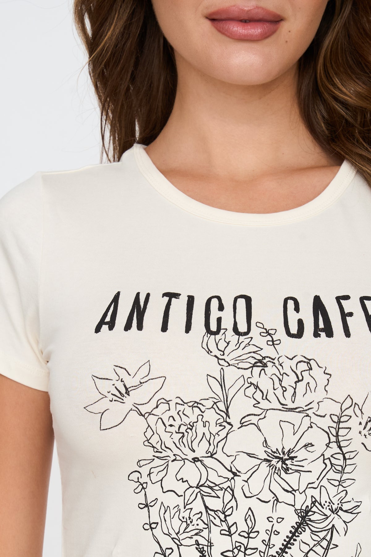 T-Shirt aus Baumwoll-Mix