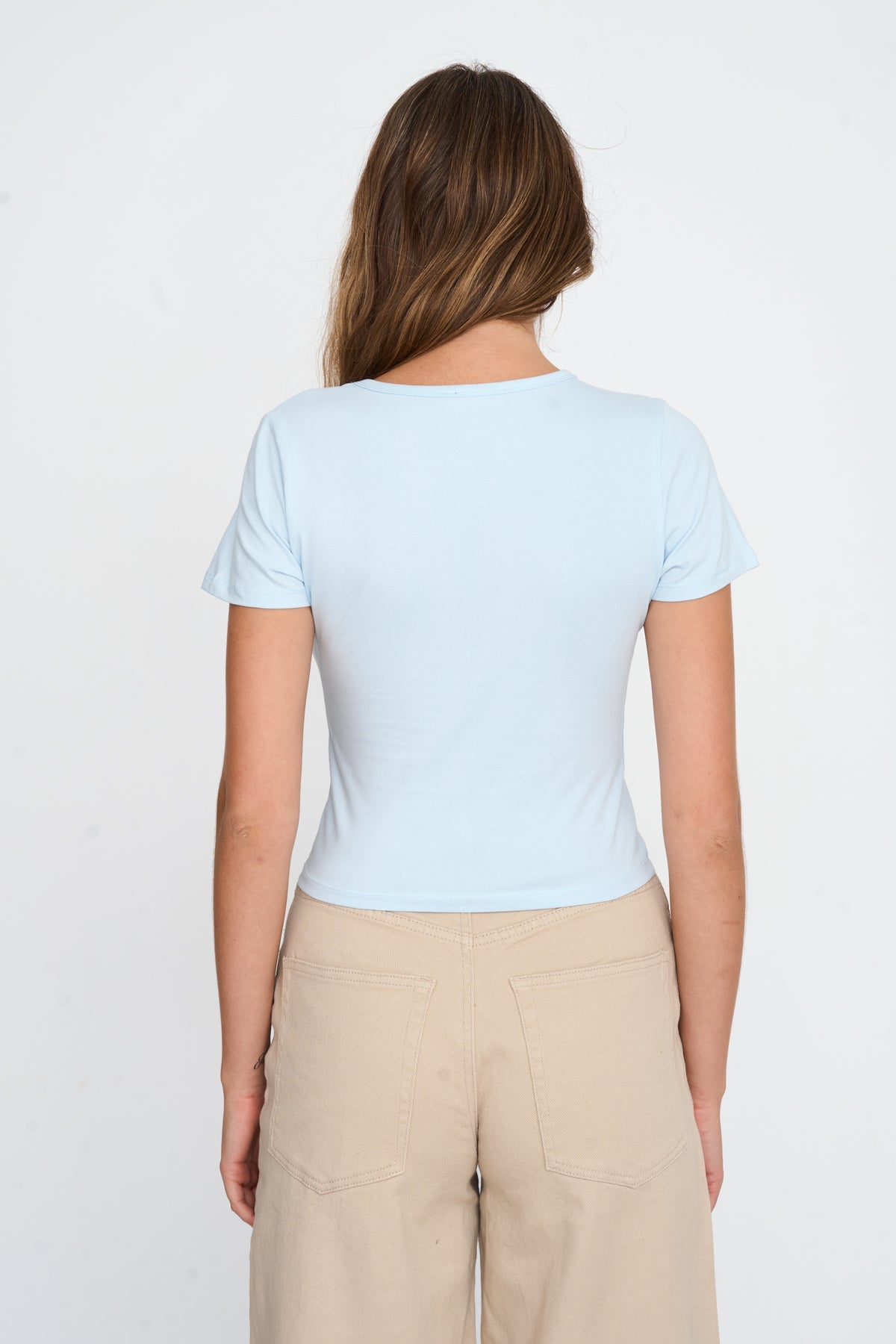 T-Shirt aus Baumwoll-Mix