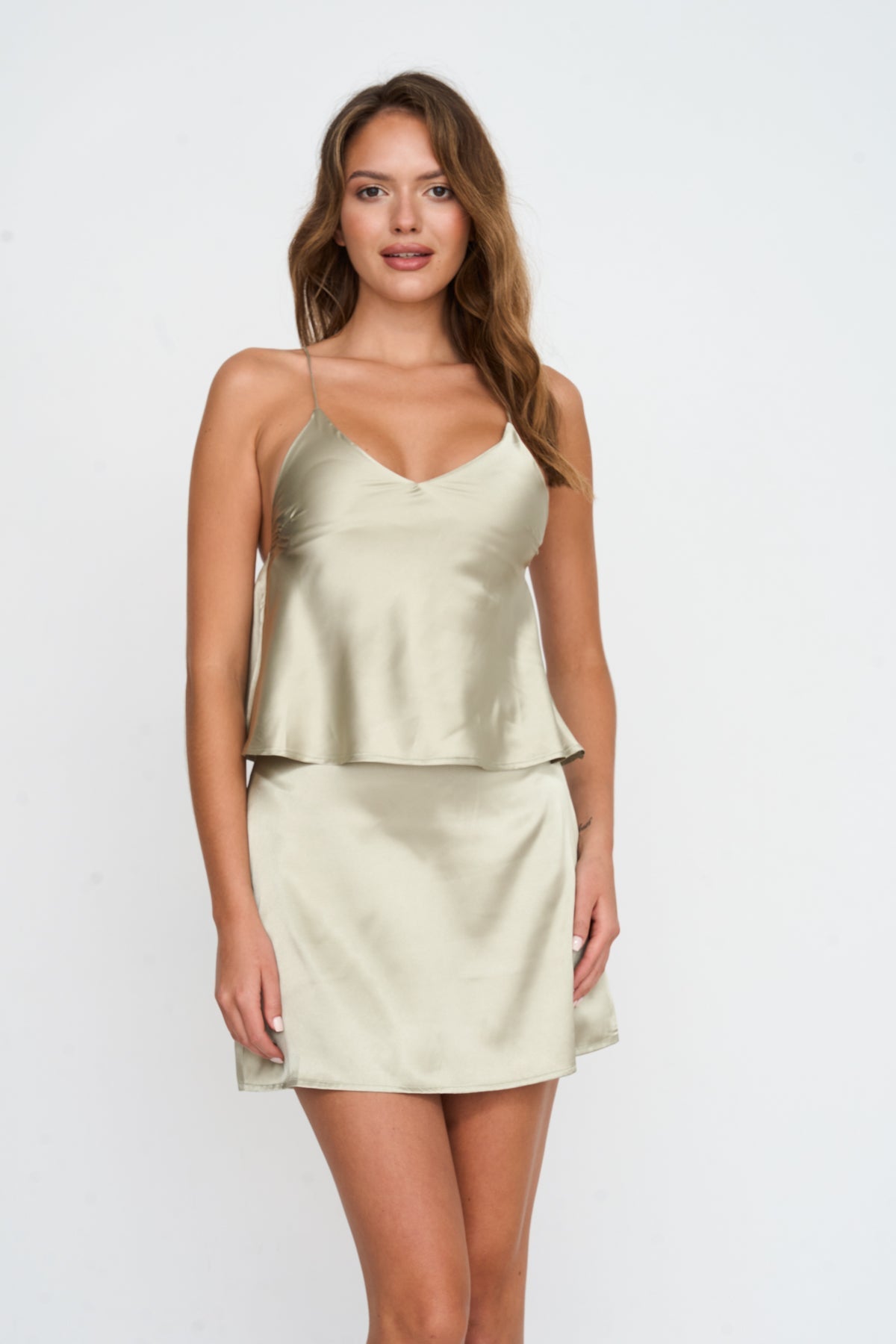 Top aus Satin