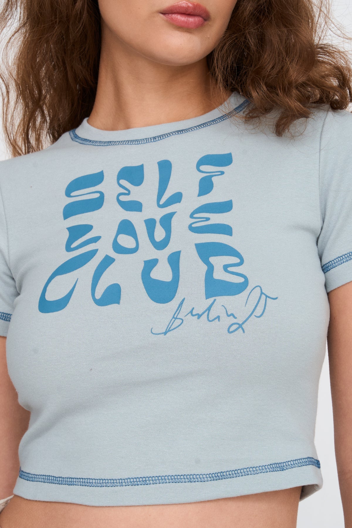 T-Shirt aus Baumwoll-Mix