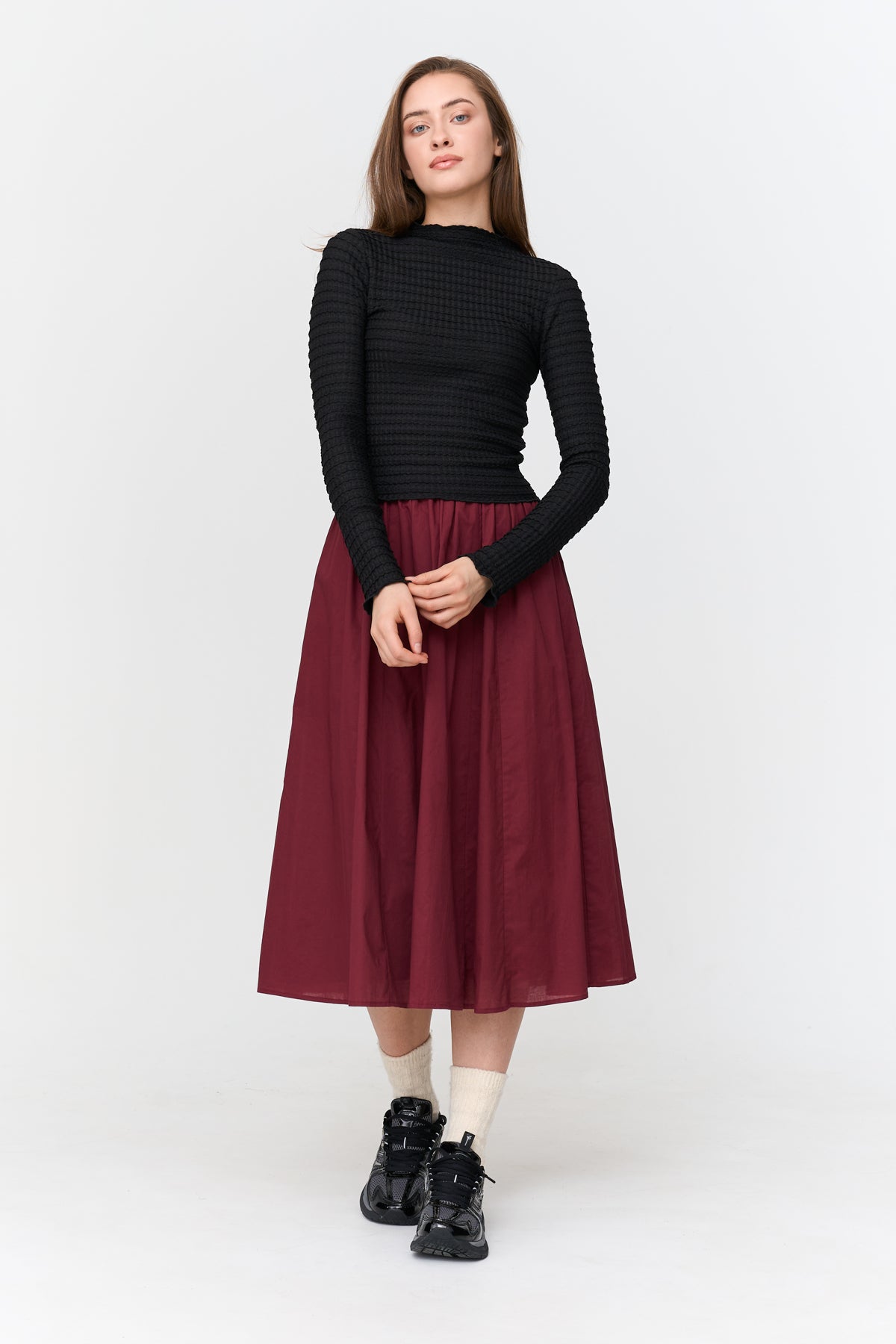 Top aus Strukturstoff