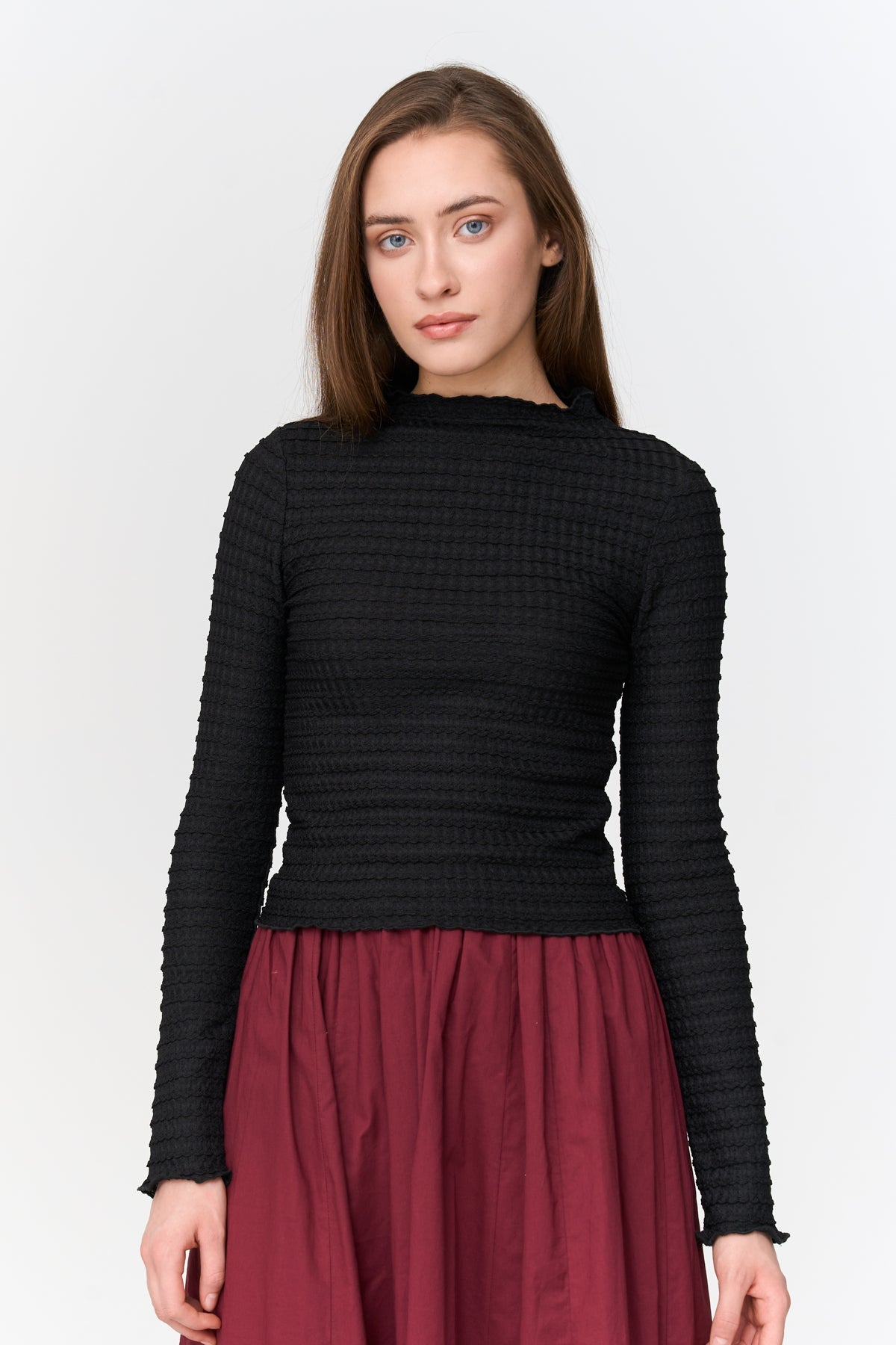 Top aus Strukturstoff