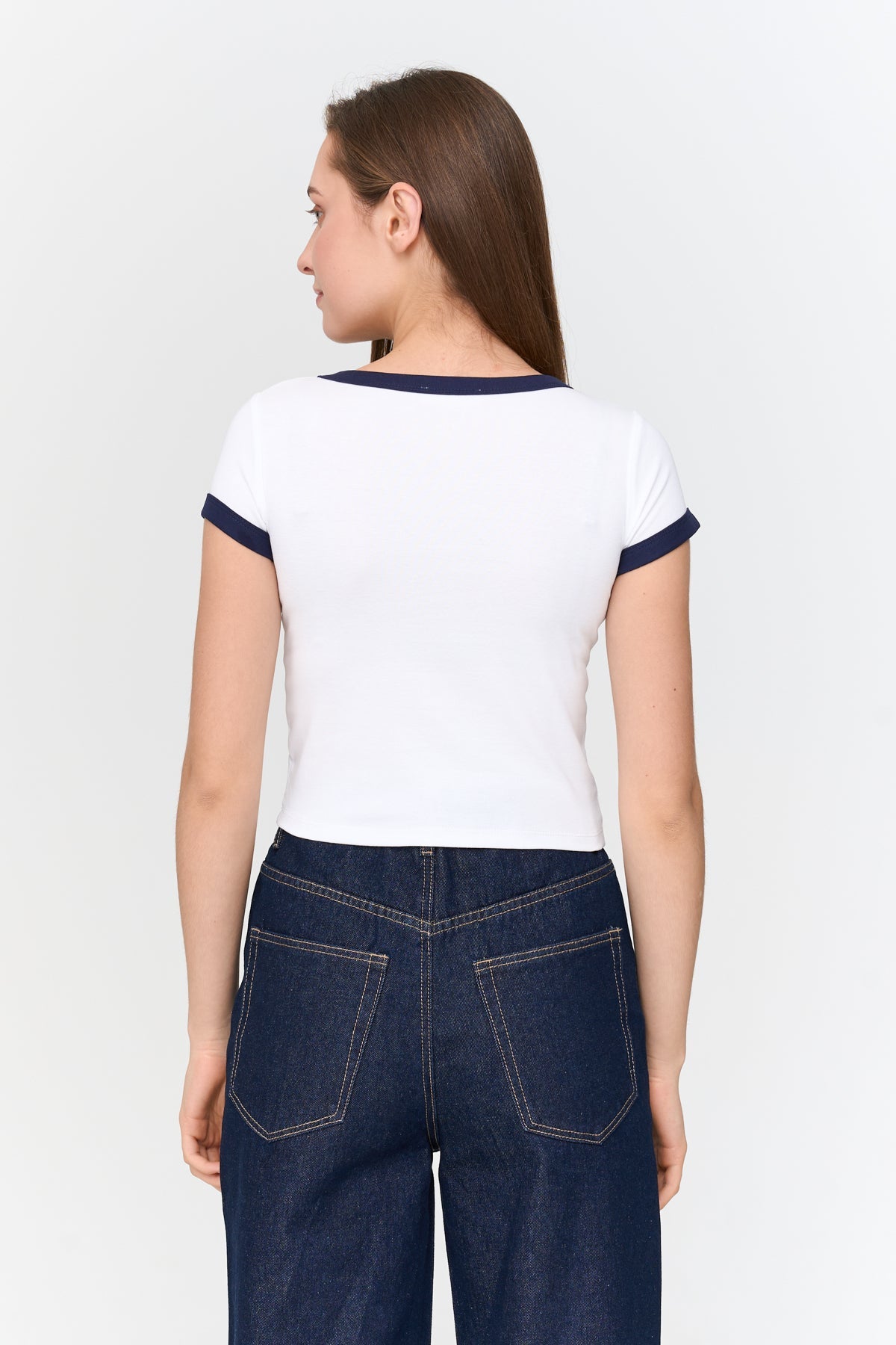 T-Shirt aus Baumwolle-Mix