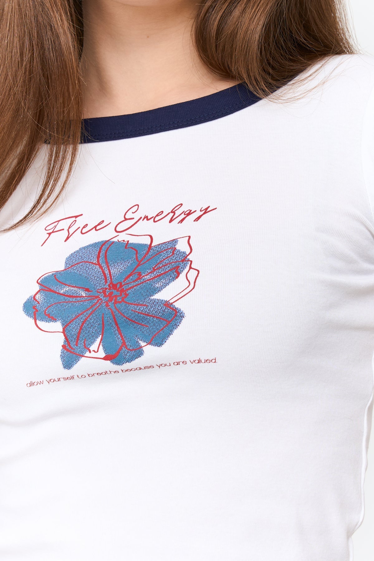 T-Shirt aus Baumwolle-Mix