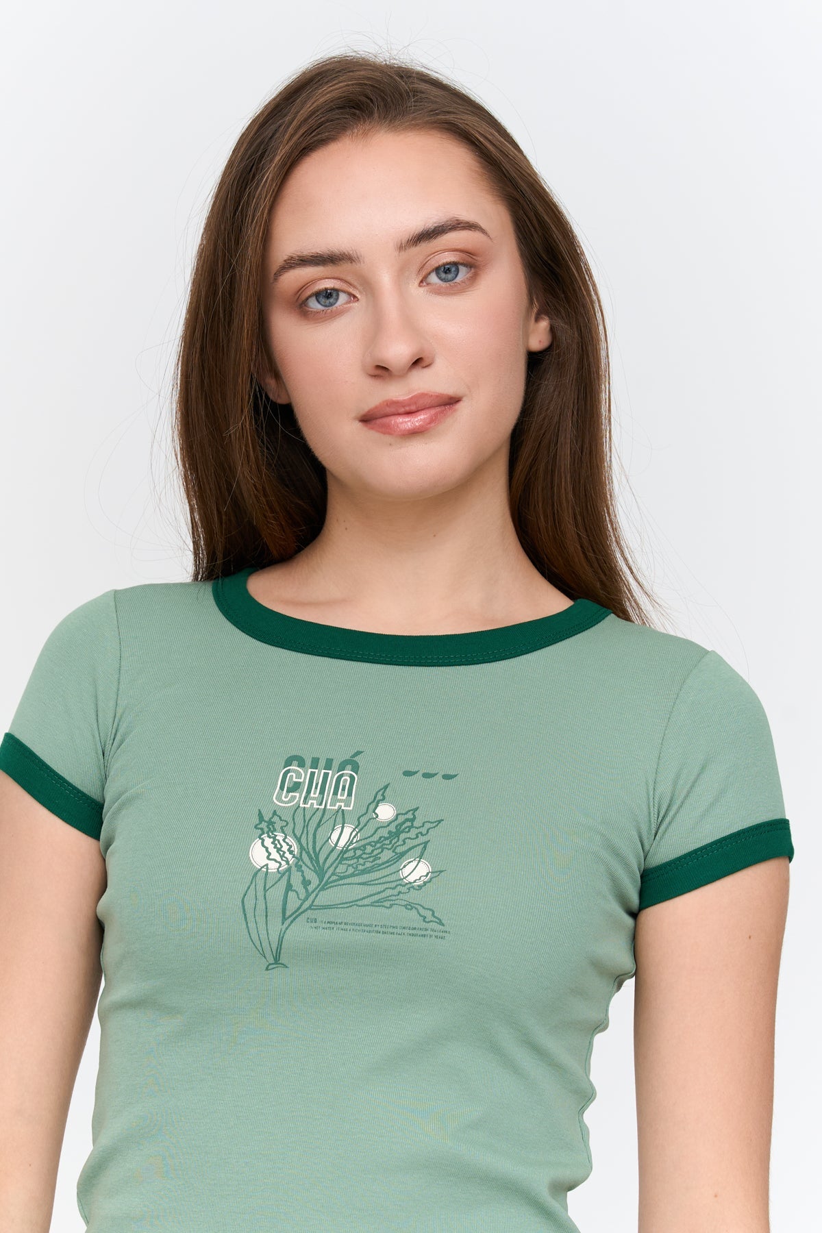 T-Shirt aus Baumwolle-Mix