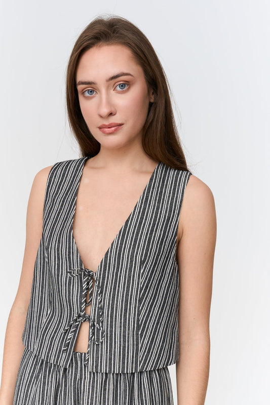 Weste aus Baumwoll-Mix