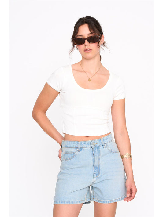 T-Shirt In Weiß