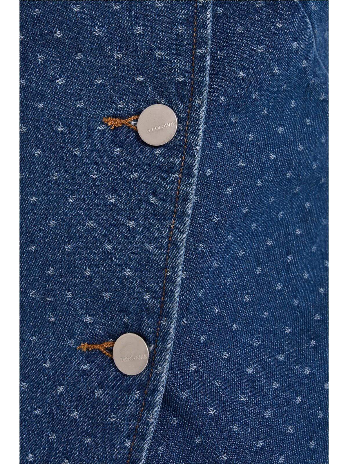 Weste aus Denim