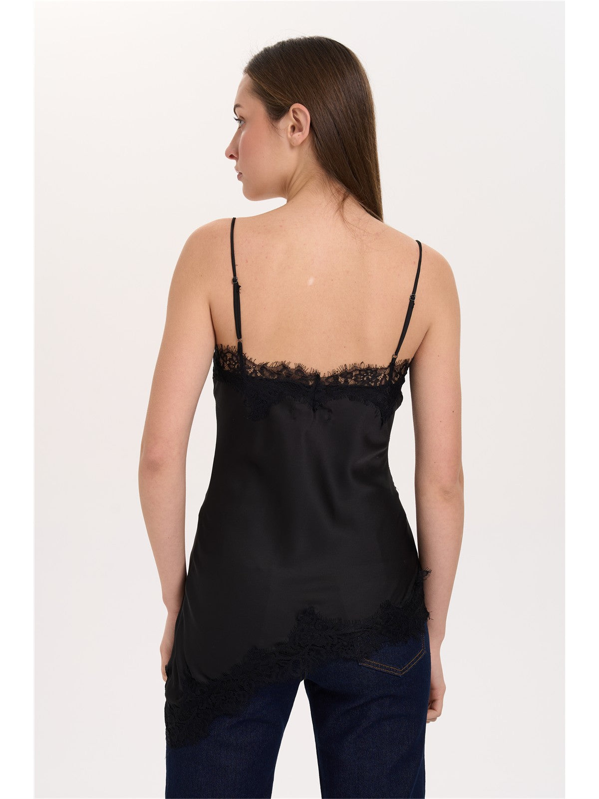 Top mit Spitze