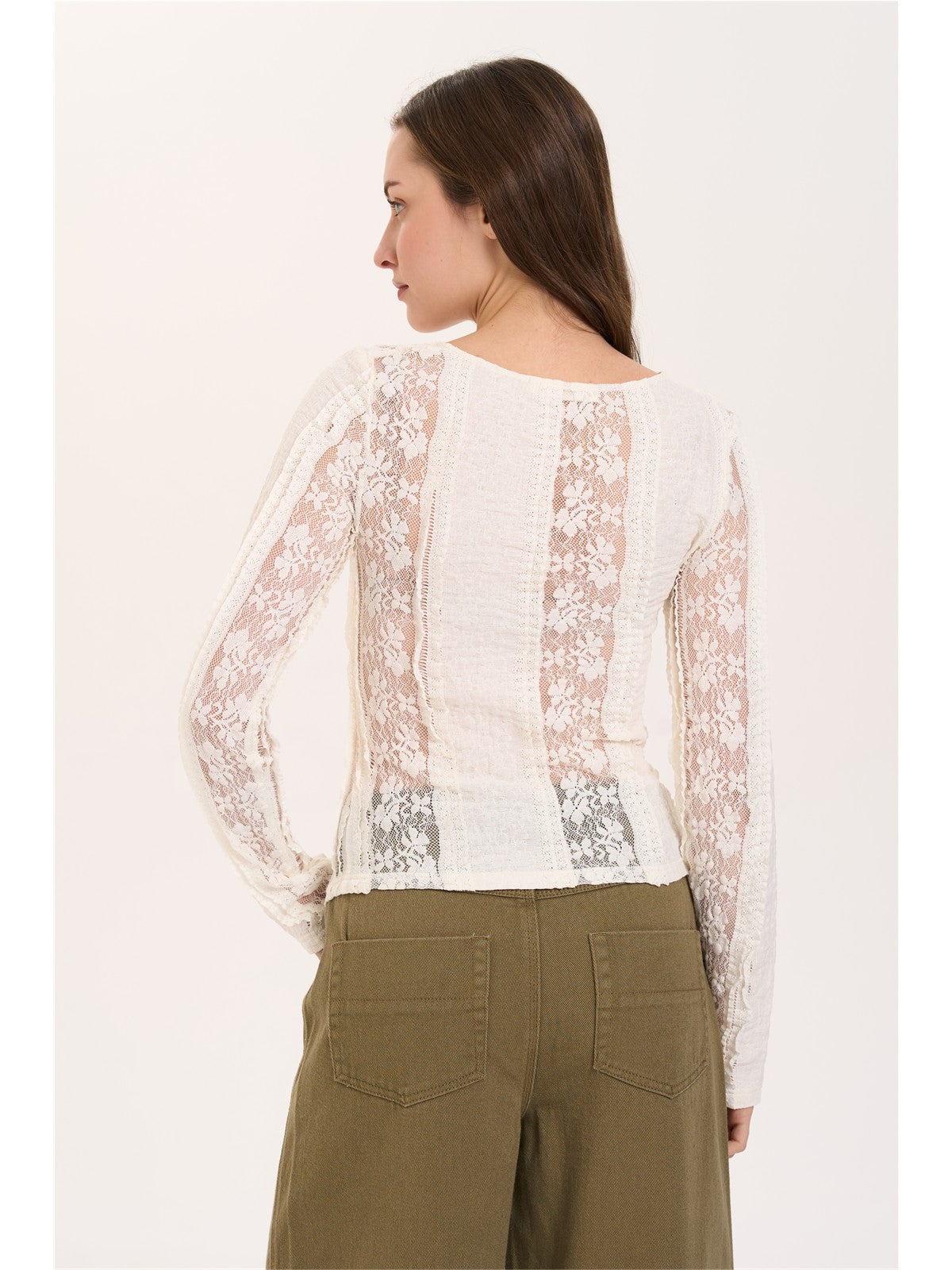 Shirt aus Spitze