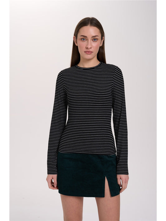 Shirt in Schwarz