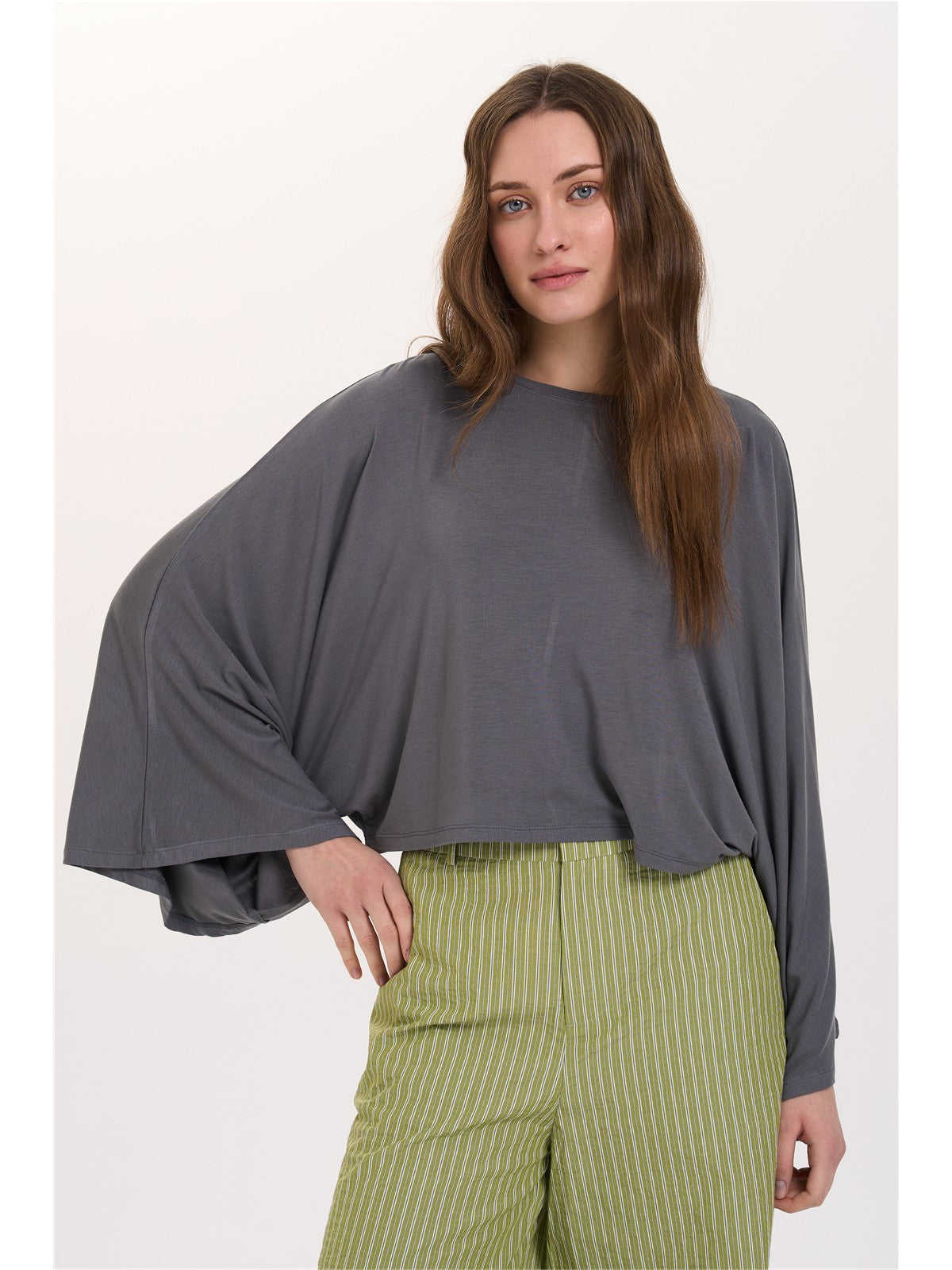Shirt mit Fledermausärmeln