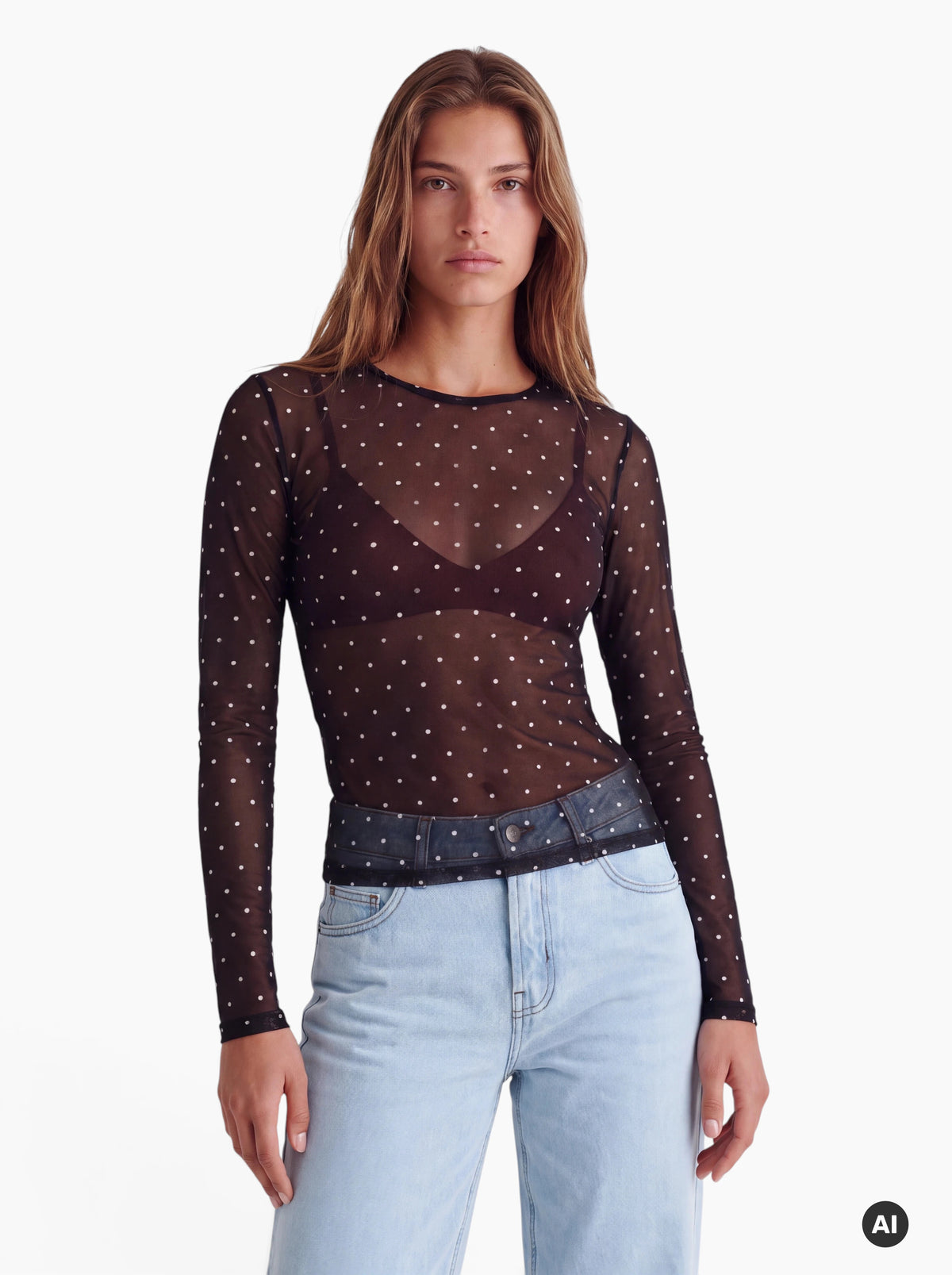 Shirt aus Mesh