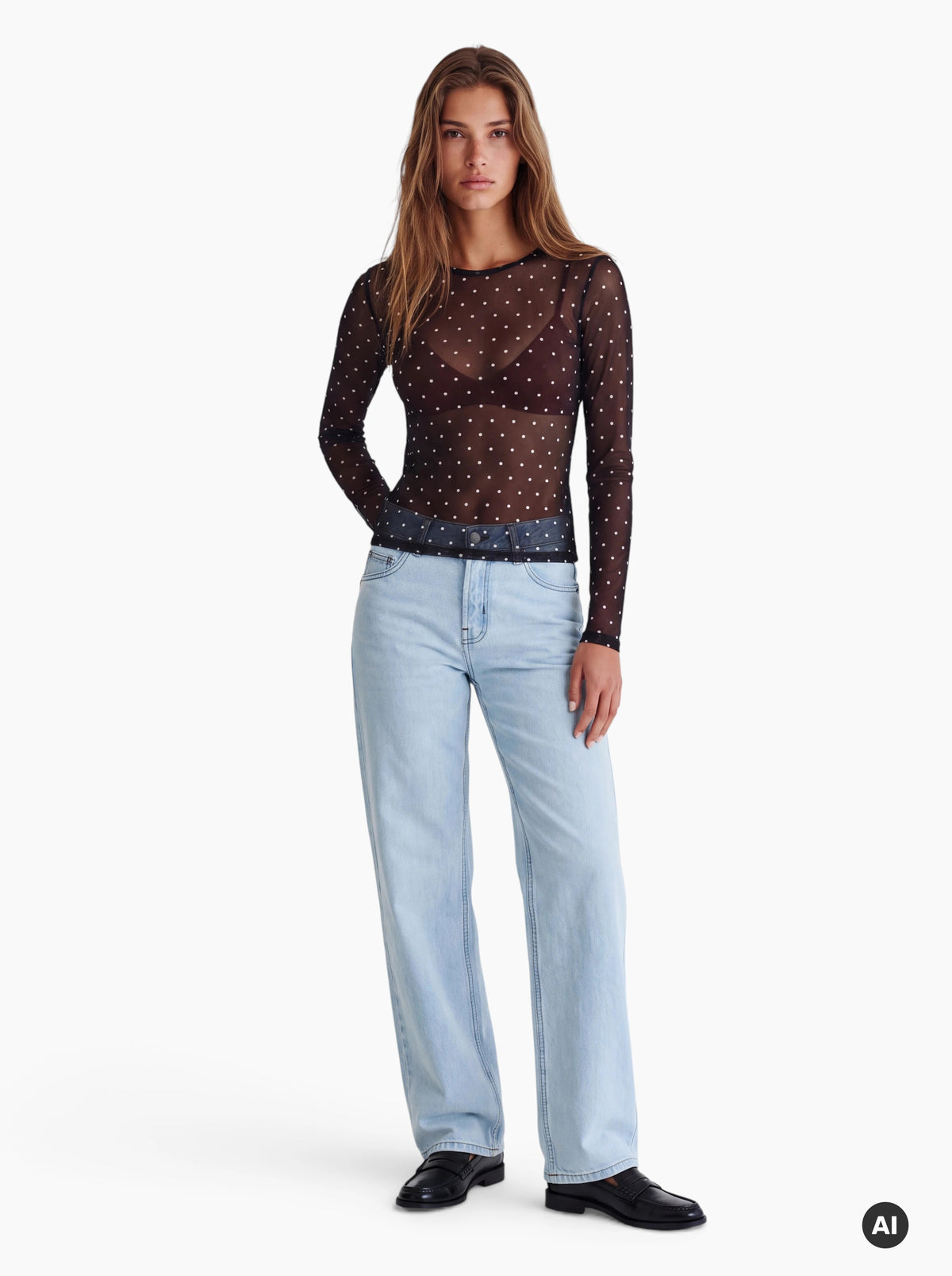 Shirt aus Mesh