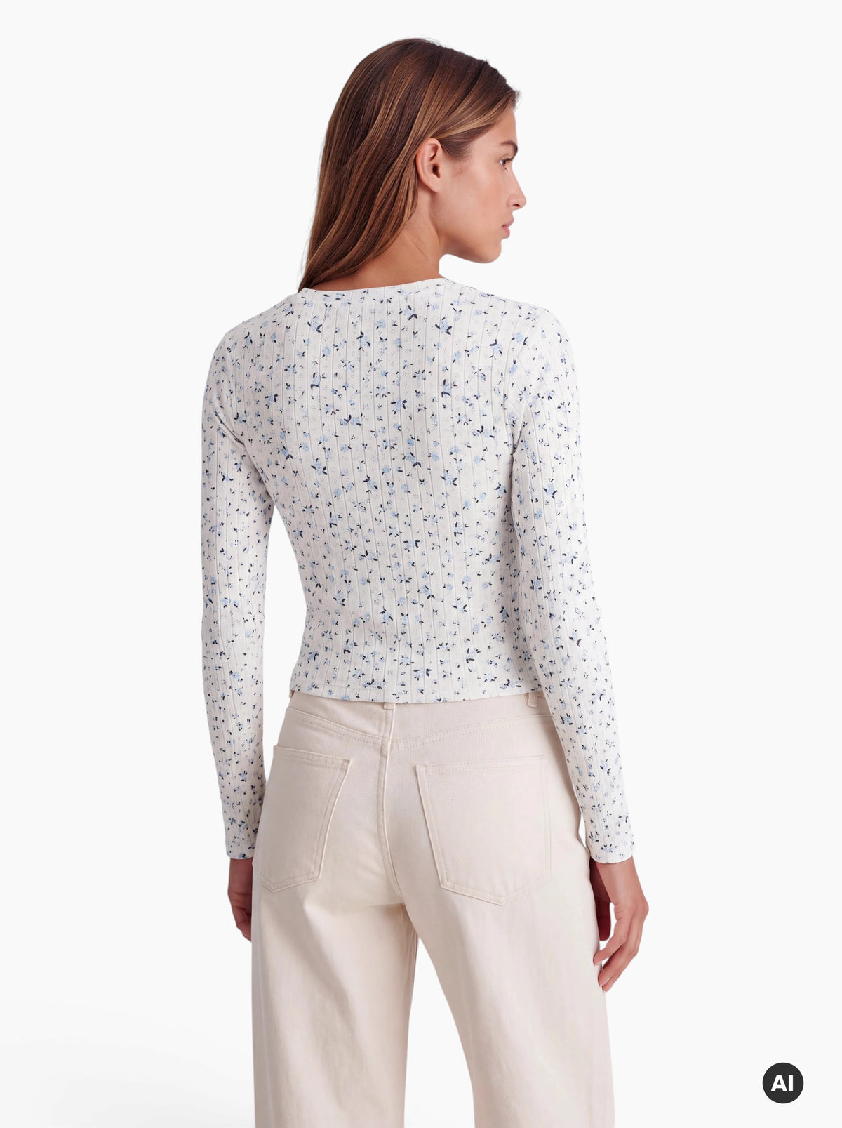 Shirt mit floralem Muster