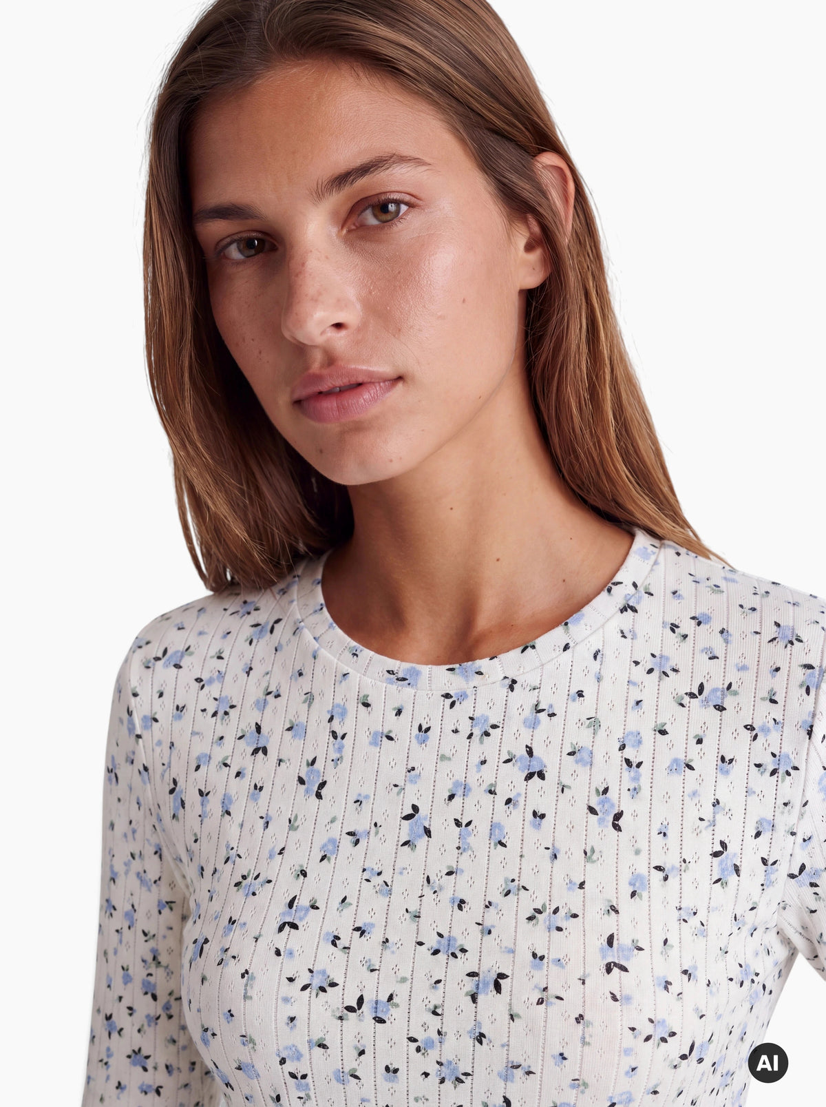 Shirt mit floralem Muster