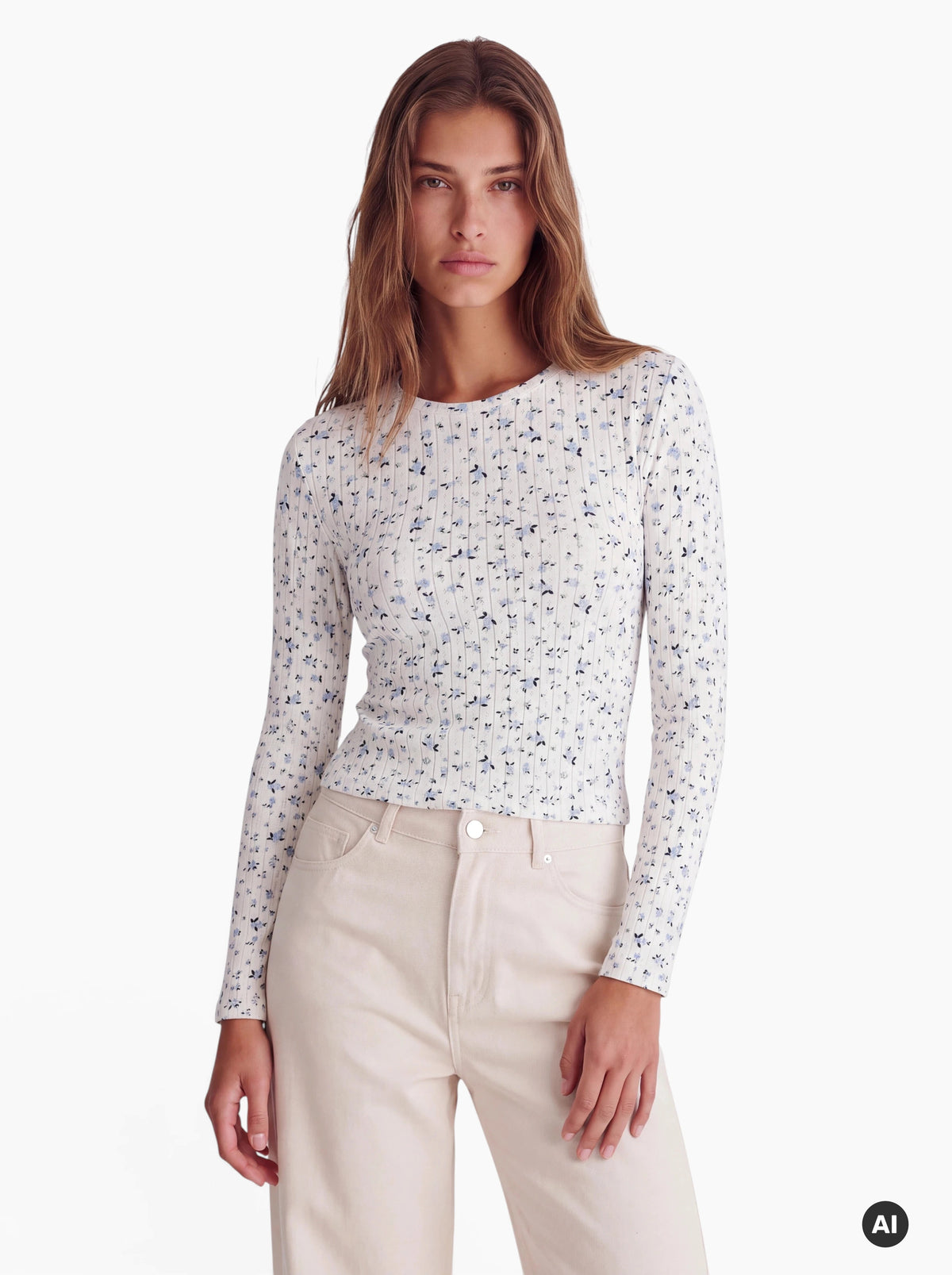 Shirt mit floralem Muster