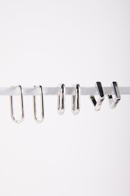 Ohrring Set In Silber
