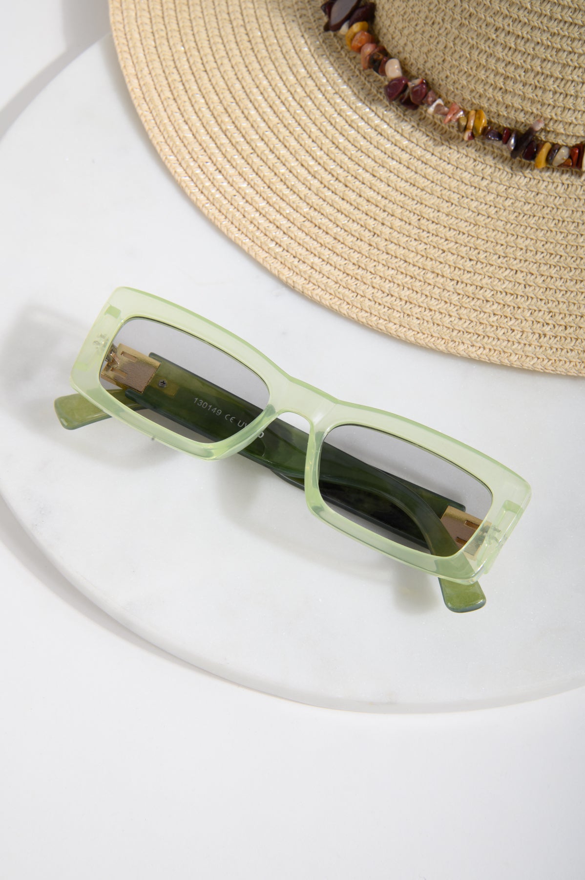 Sonnenbrille in Grün