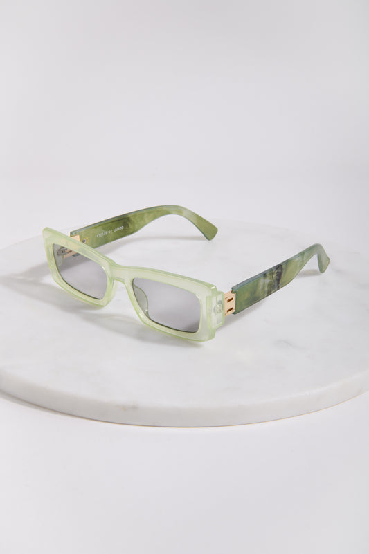 Sonnenbrille in Grün