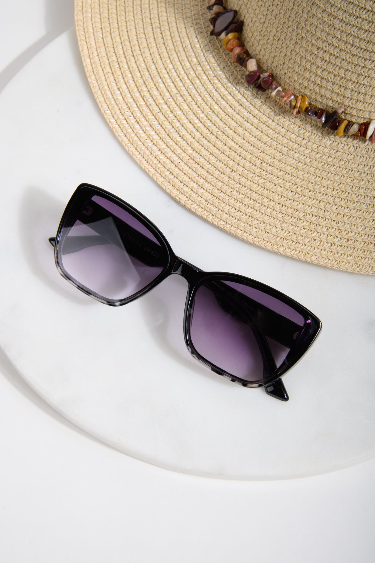 Sonnenbrille in Schwarz